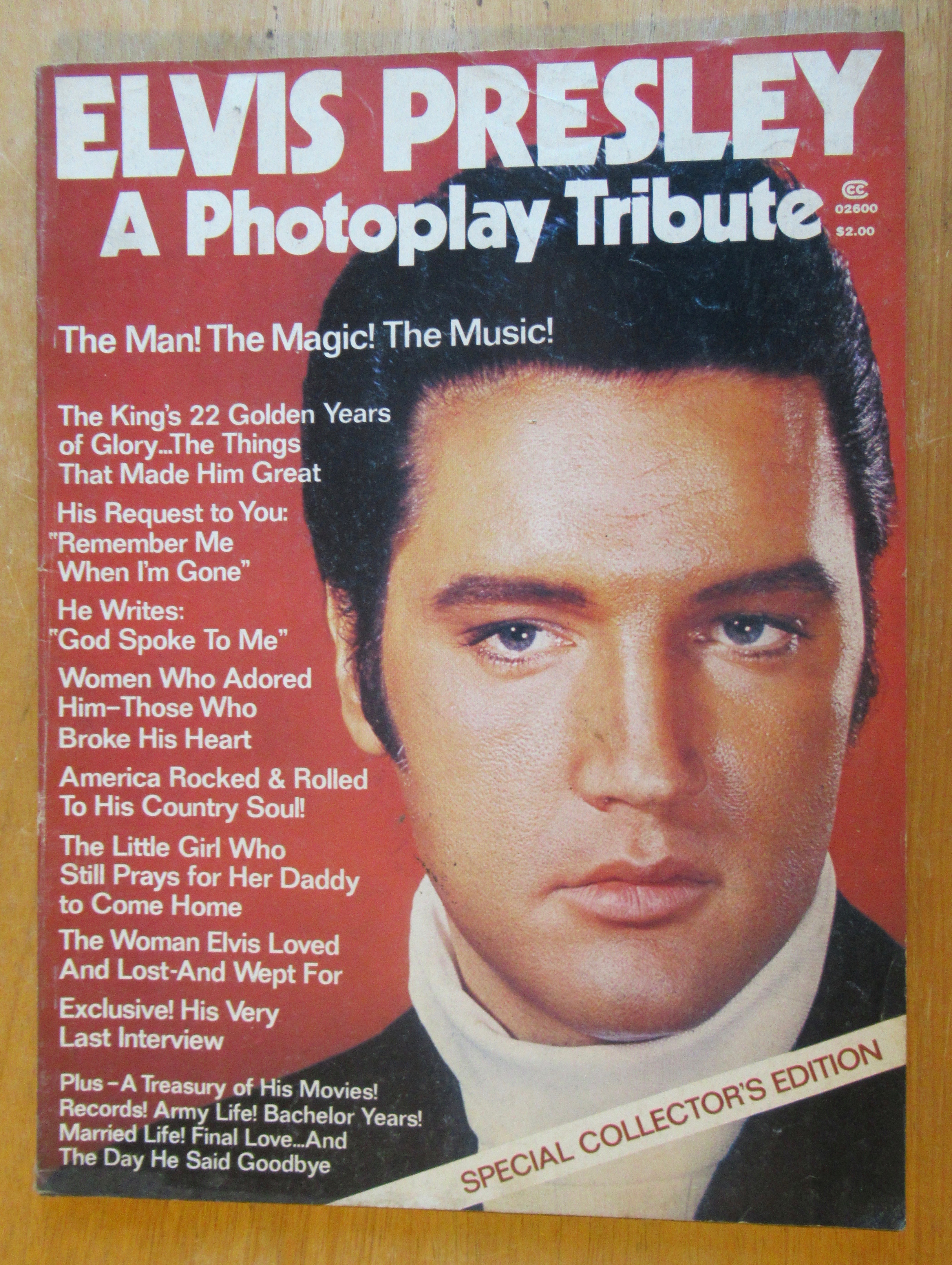 Photoplay Magazine-1977-Tribute to Elvis Presley