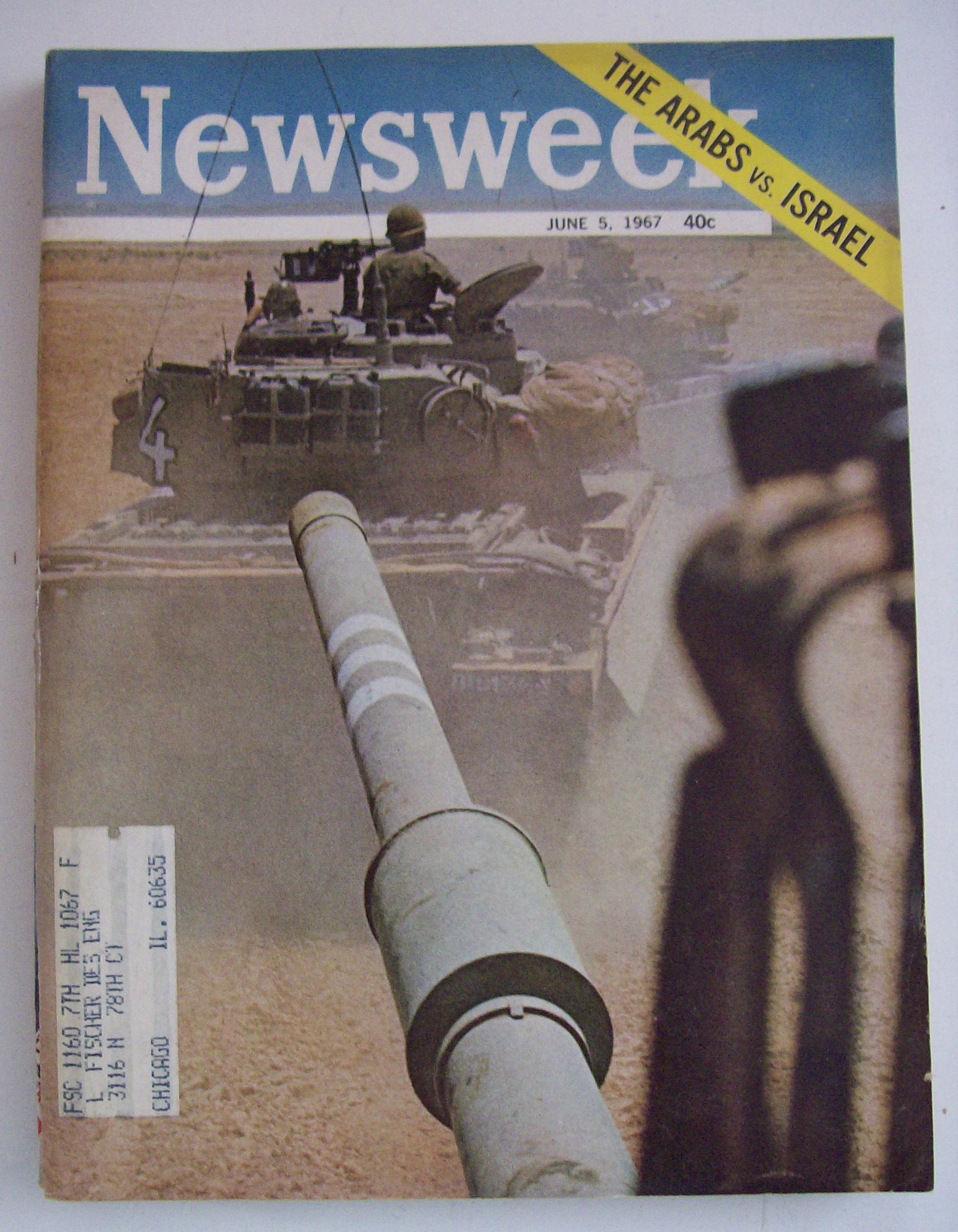 Newsweek Magazine June 5, 1967 The Arabs vs. Israel