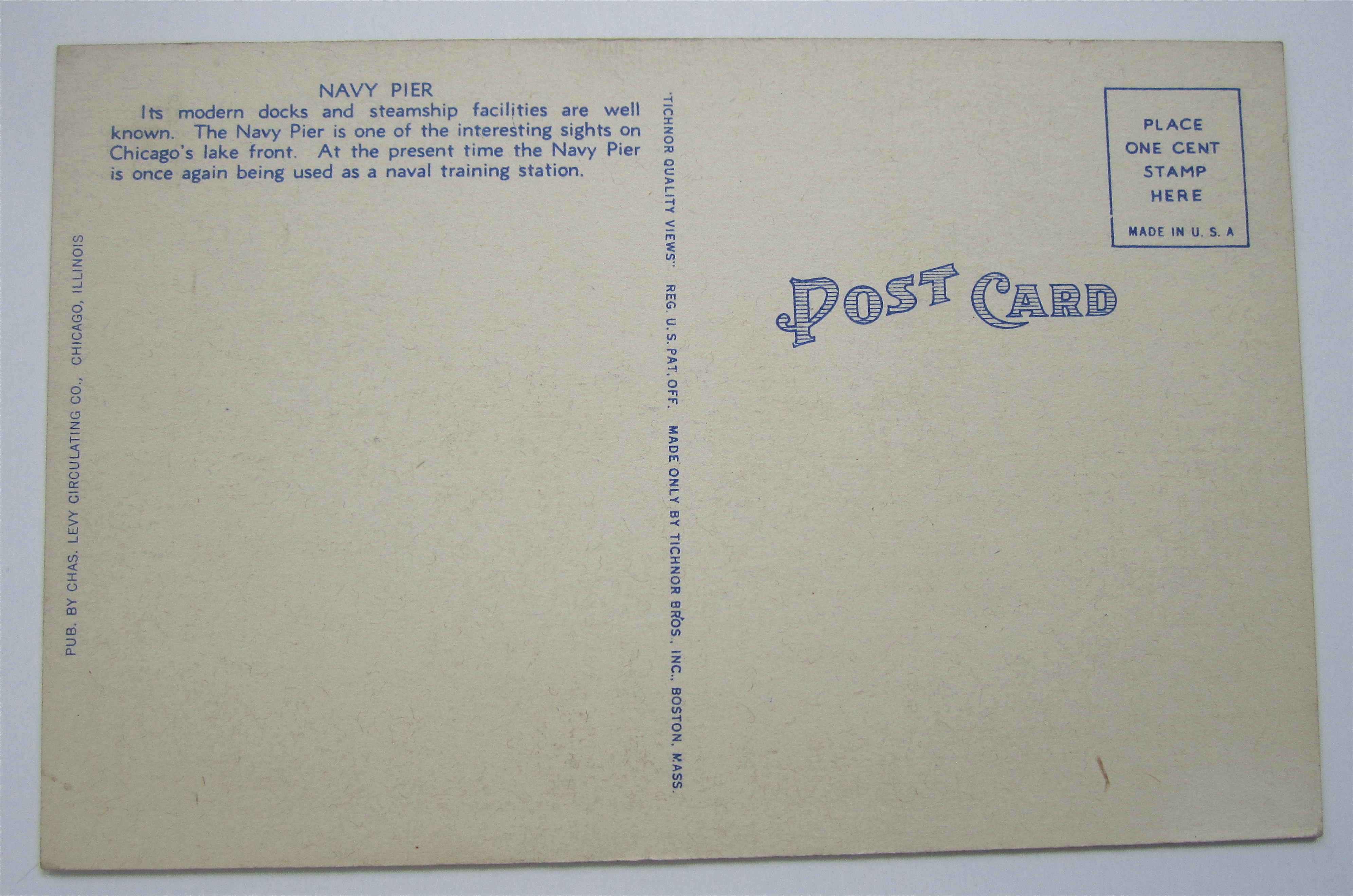Navy Pier Postcard (Chicago)