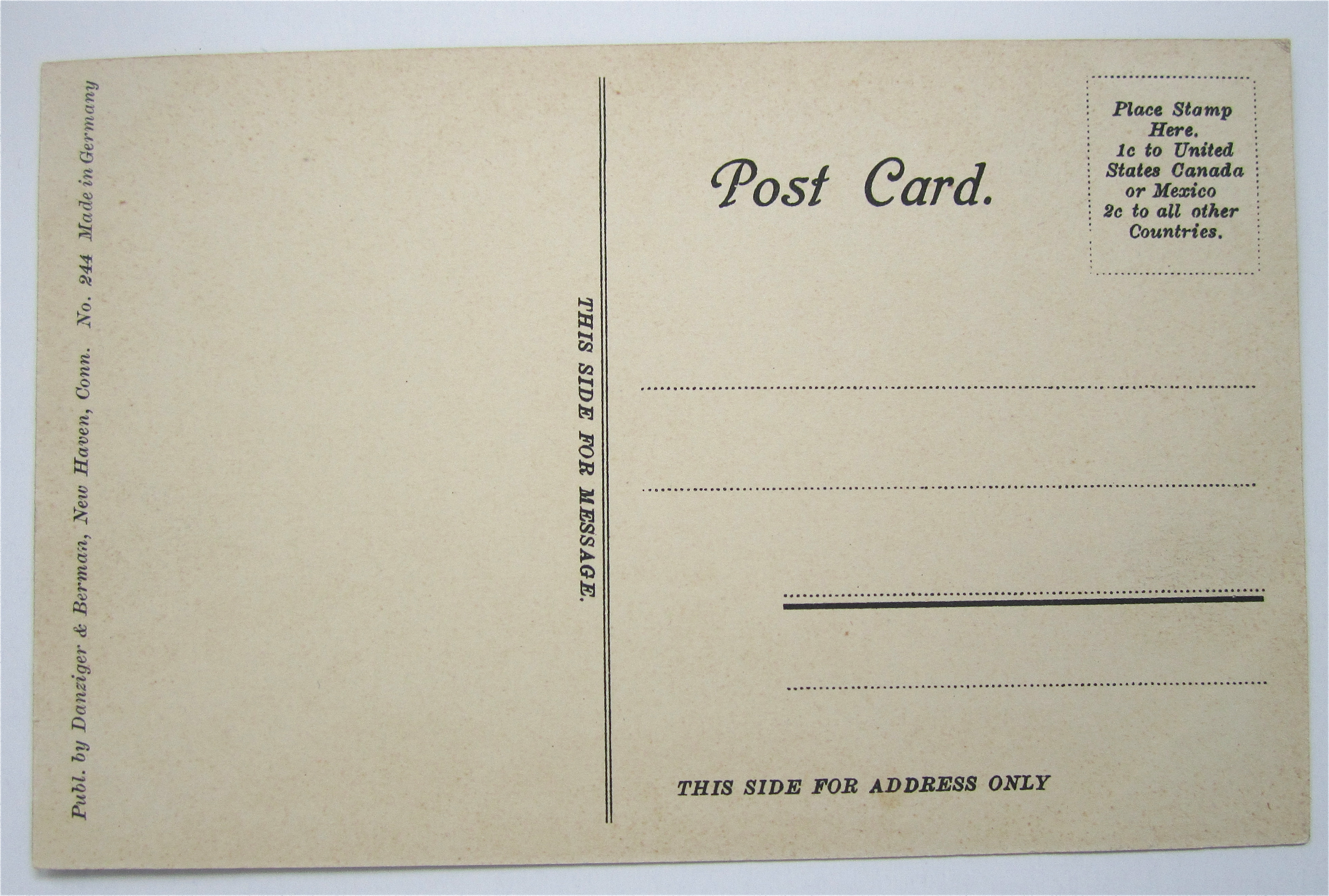 Yale University Postcard (Woolsey Auditorium)