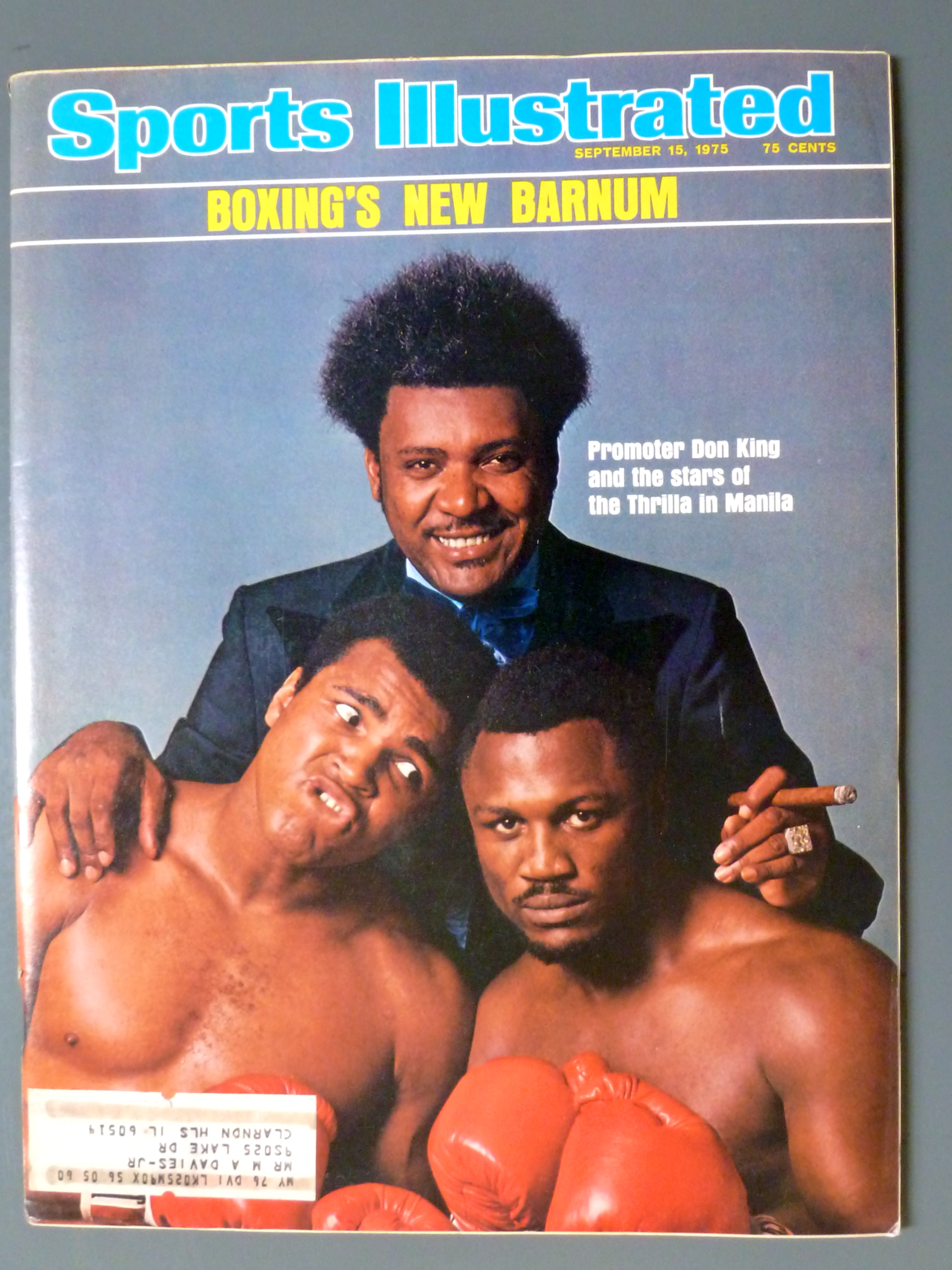 Sports Illustrated Magazine-September 15, 1975-Don King
