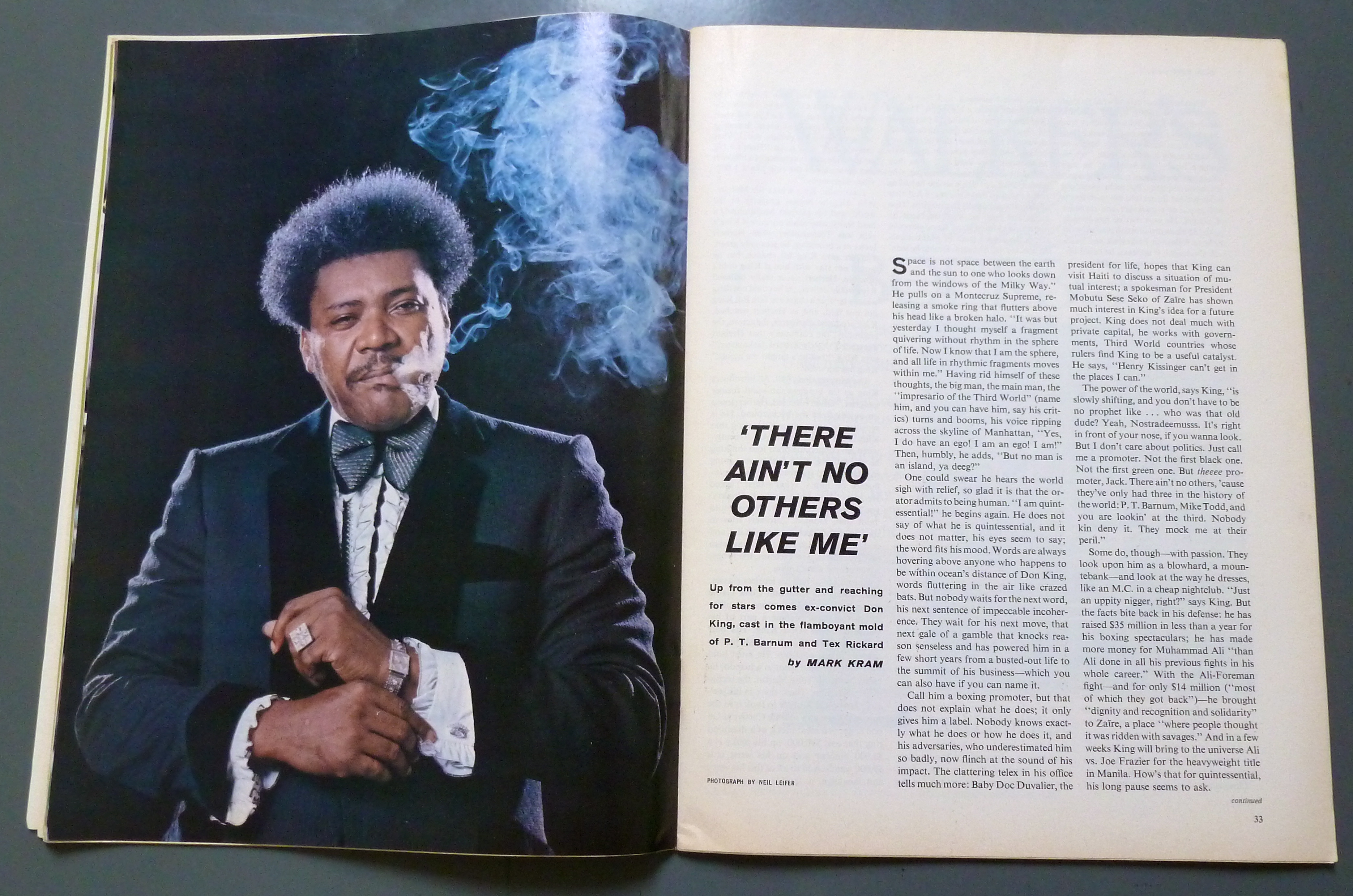 Sports Illustrated Magazine-September 15, 1975-Don King