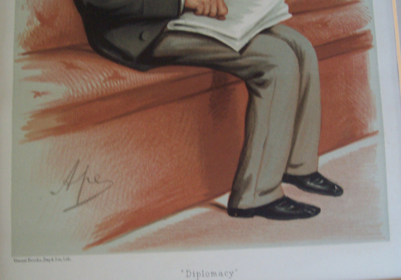 1874 Vanity Fair James Howard Harris Earl of Malmesbury