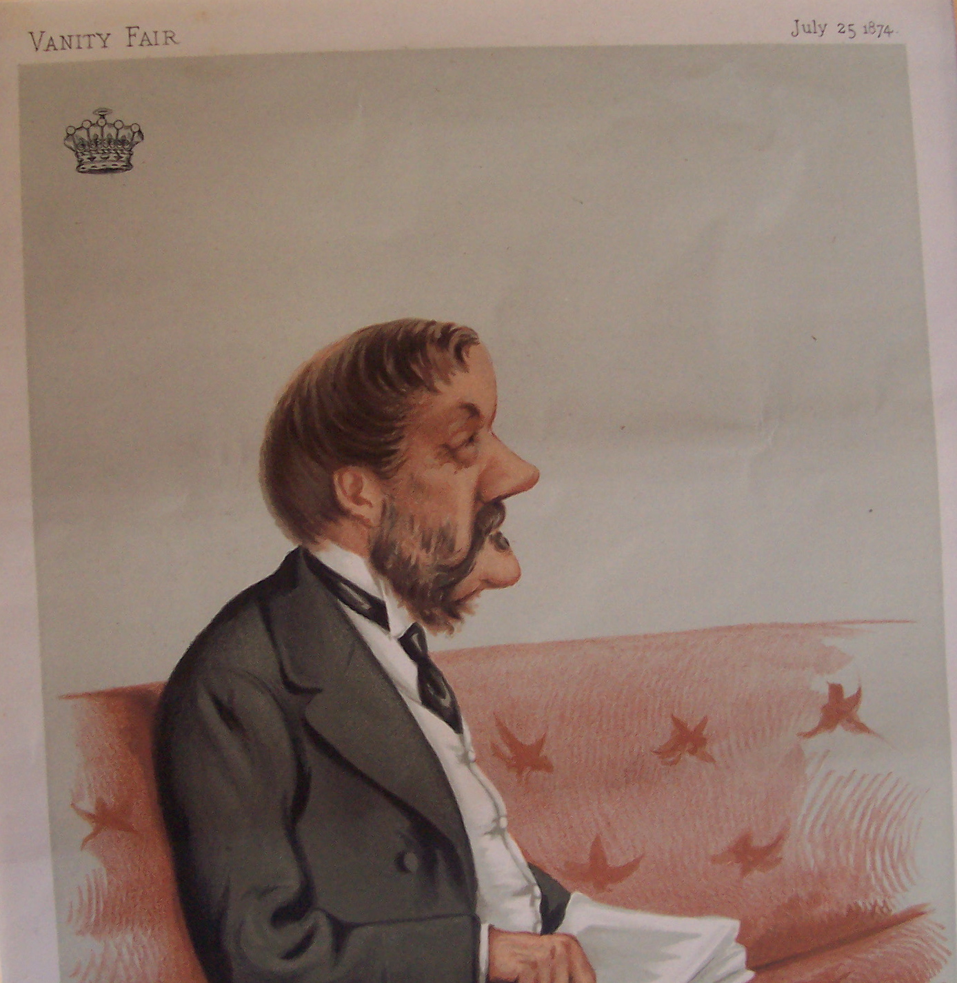 1874 Vanity Fair James Howard Harris Earl of Malmesbury