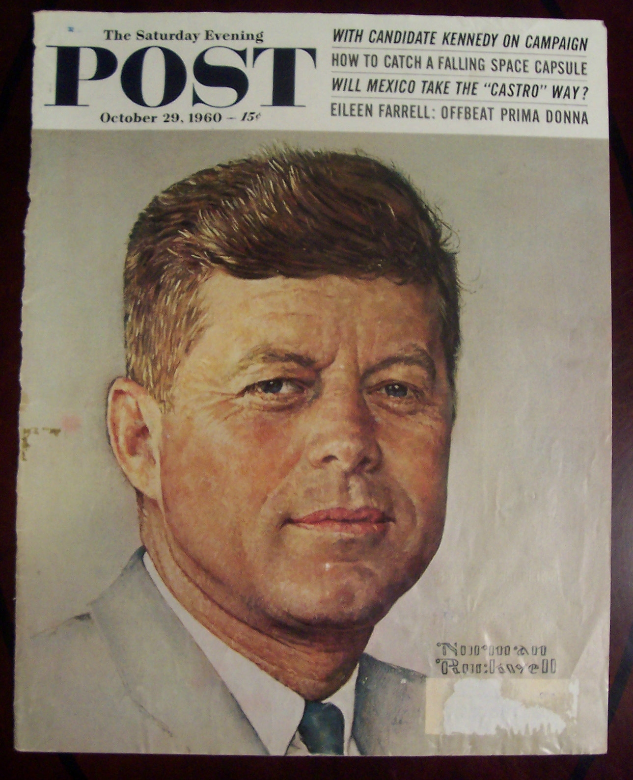 Norman Rockwell Oct. 29, 1960  Sat Eve Post Cover