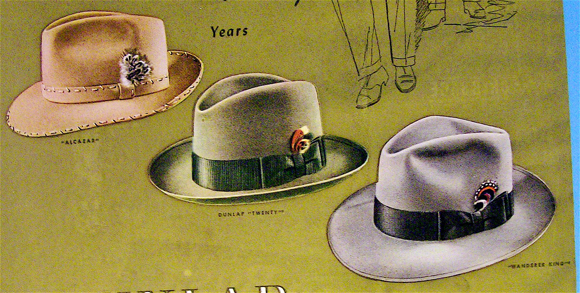 1947 Dunlap Hats with the Alcazar & More