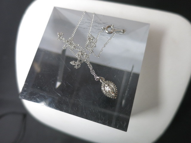 Mary Conceived Without Sin Medal Pendant 18 inch chain