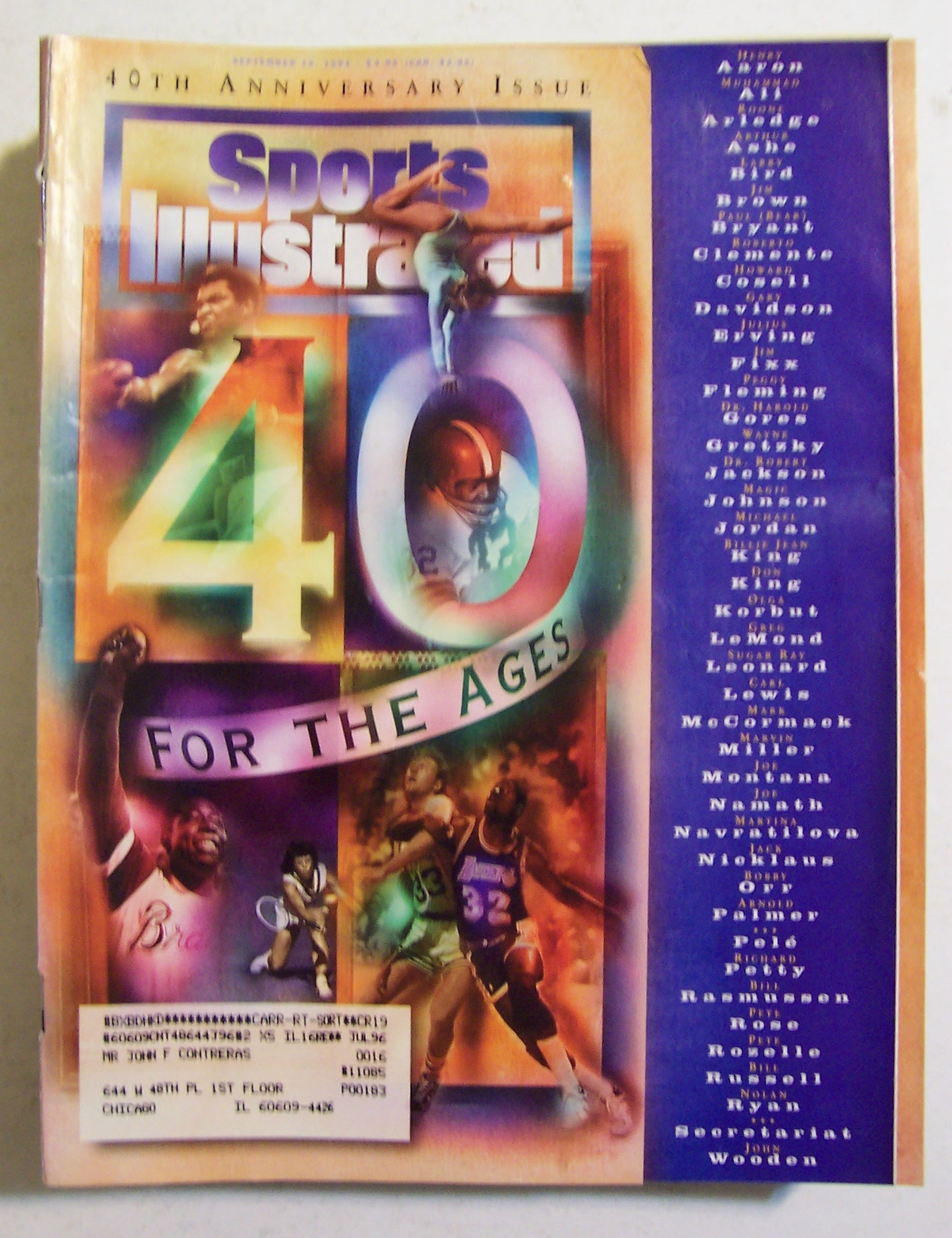 Sports Illustrated Magazine - September 19, 1994
