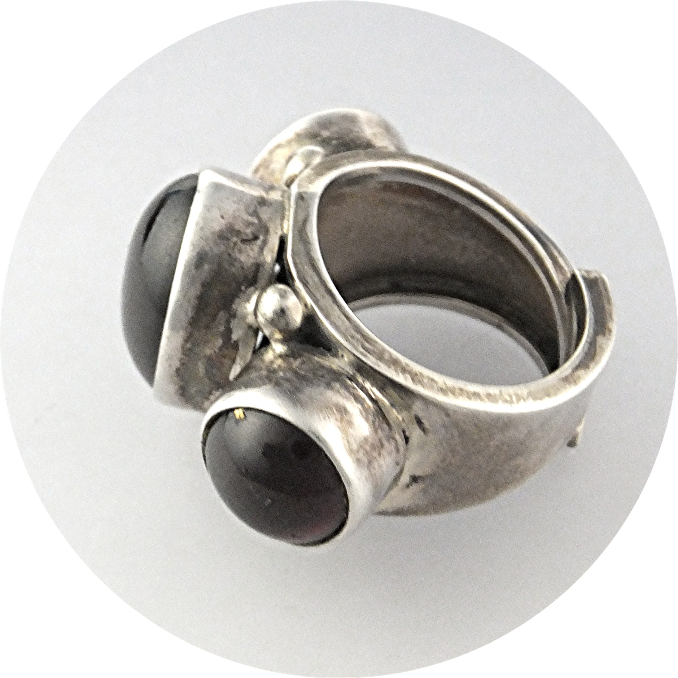 David Troutman Sterling Silver Garnet Silver Creations