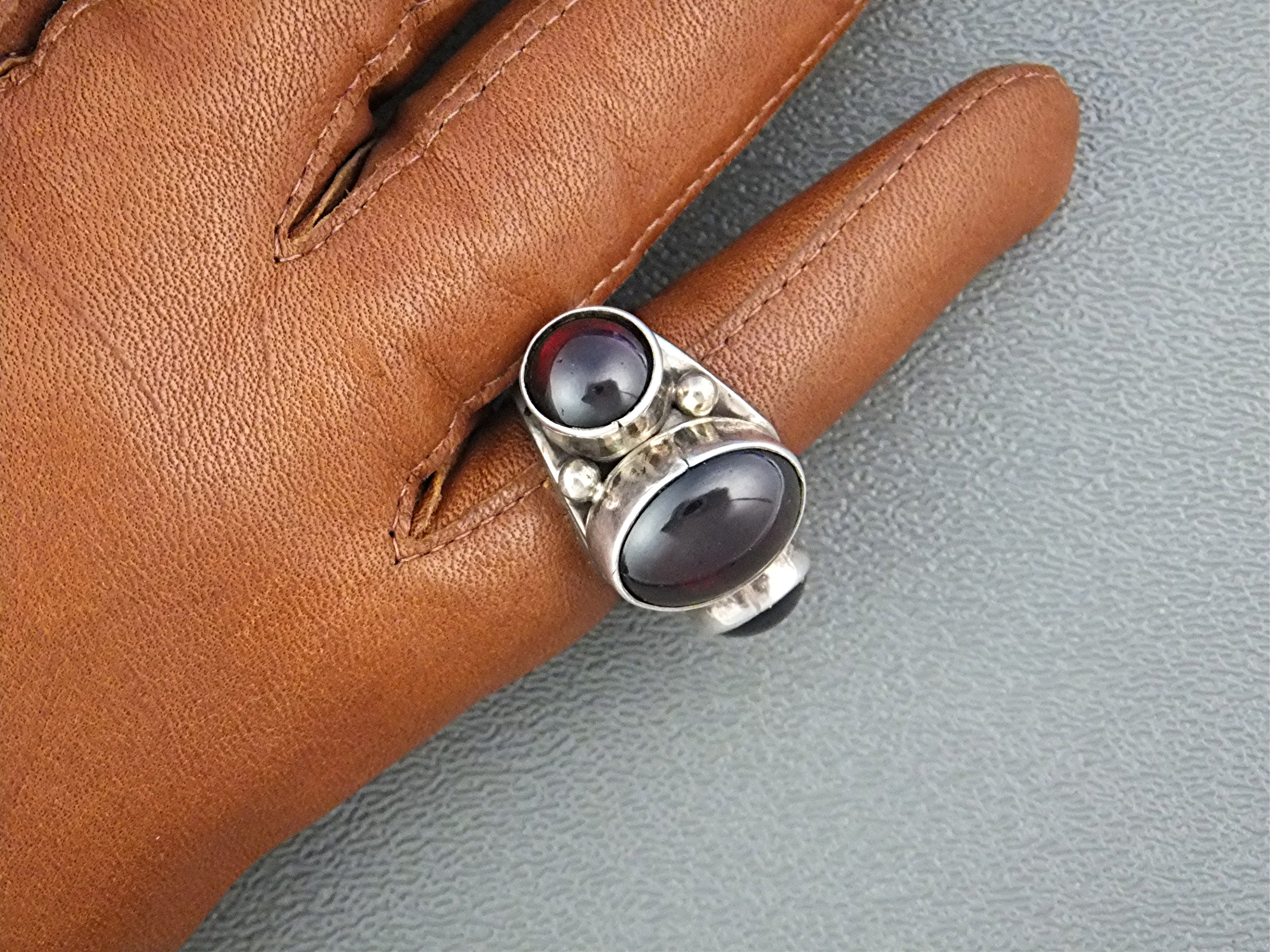 David Troutman Sterling Silver Garnet Silver Creations