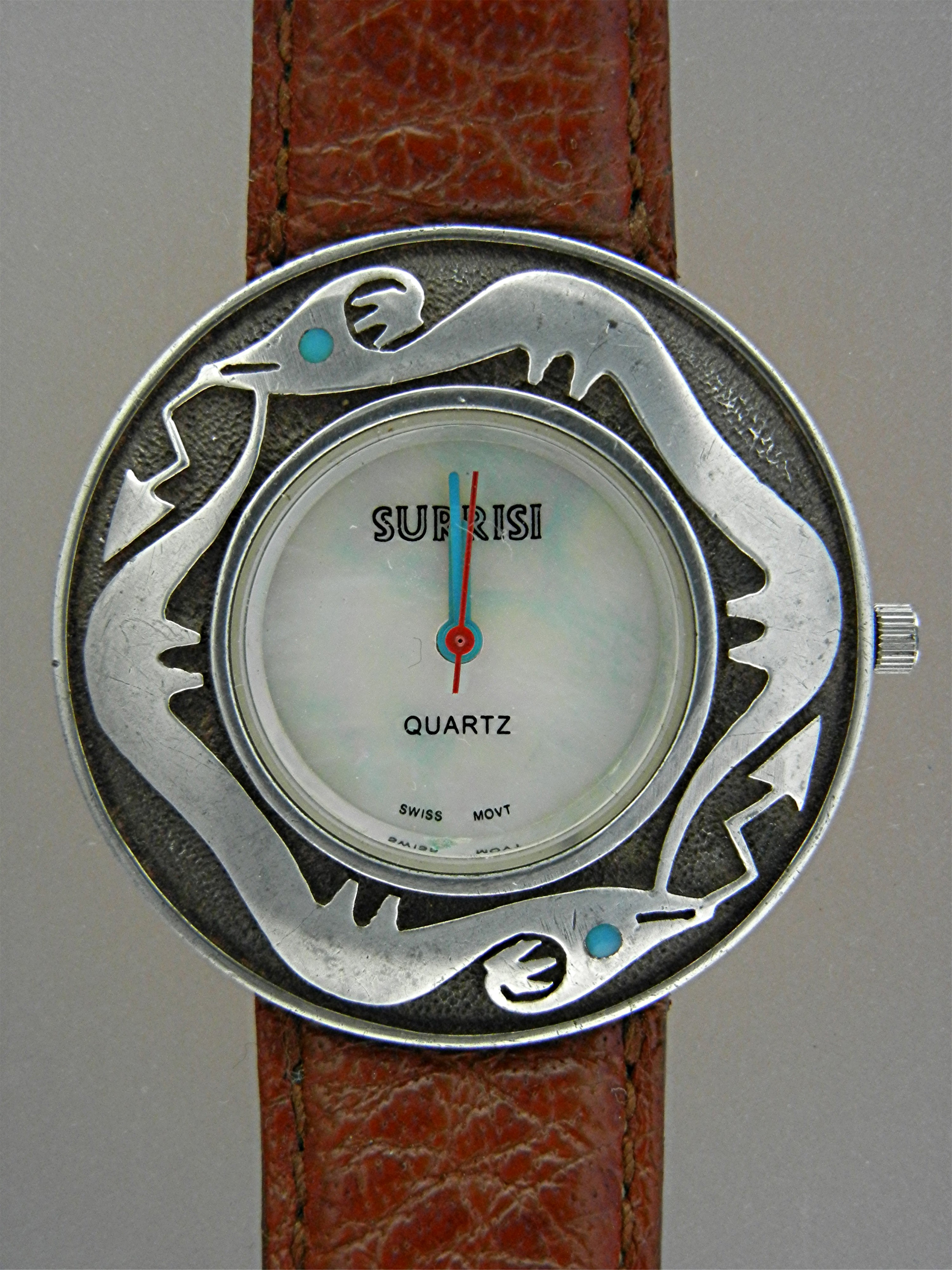 Surrisi Sterling Silver Santa Fe Serpent Watch