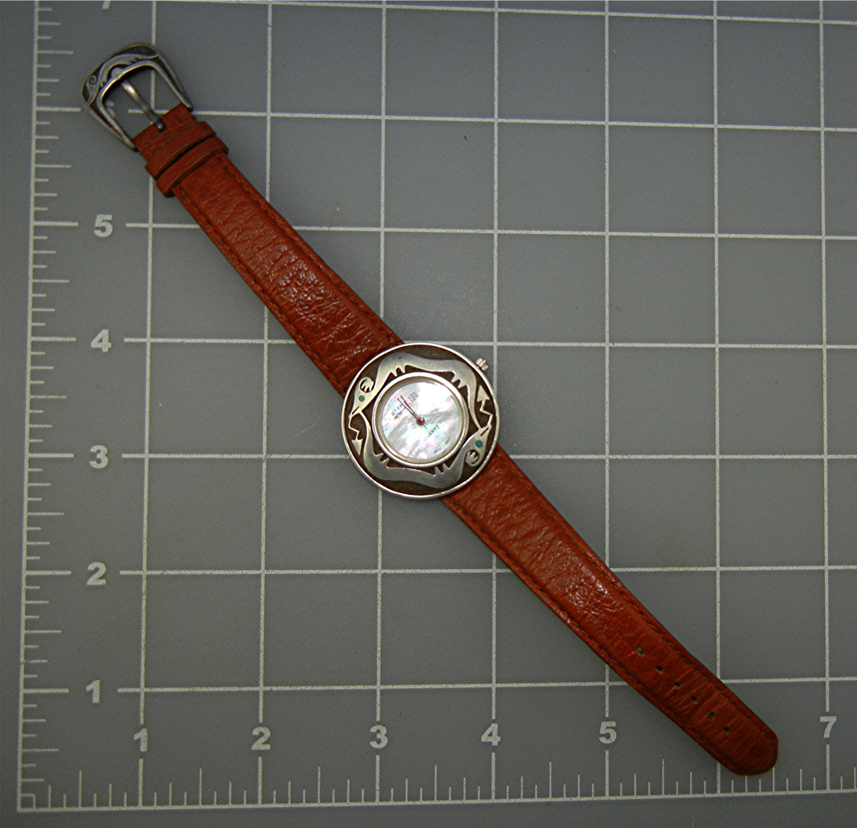 Surrisi Sterling Silver Santa Fe Serpent Watch