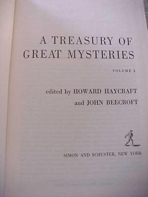 A Treasury of Great Mysteries Vol 2 1957