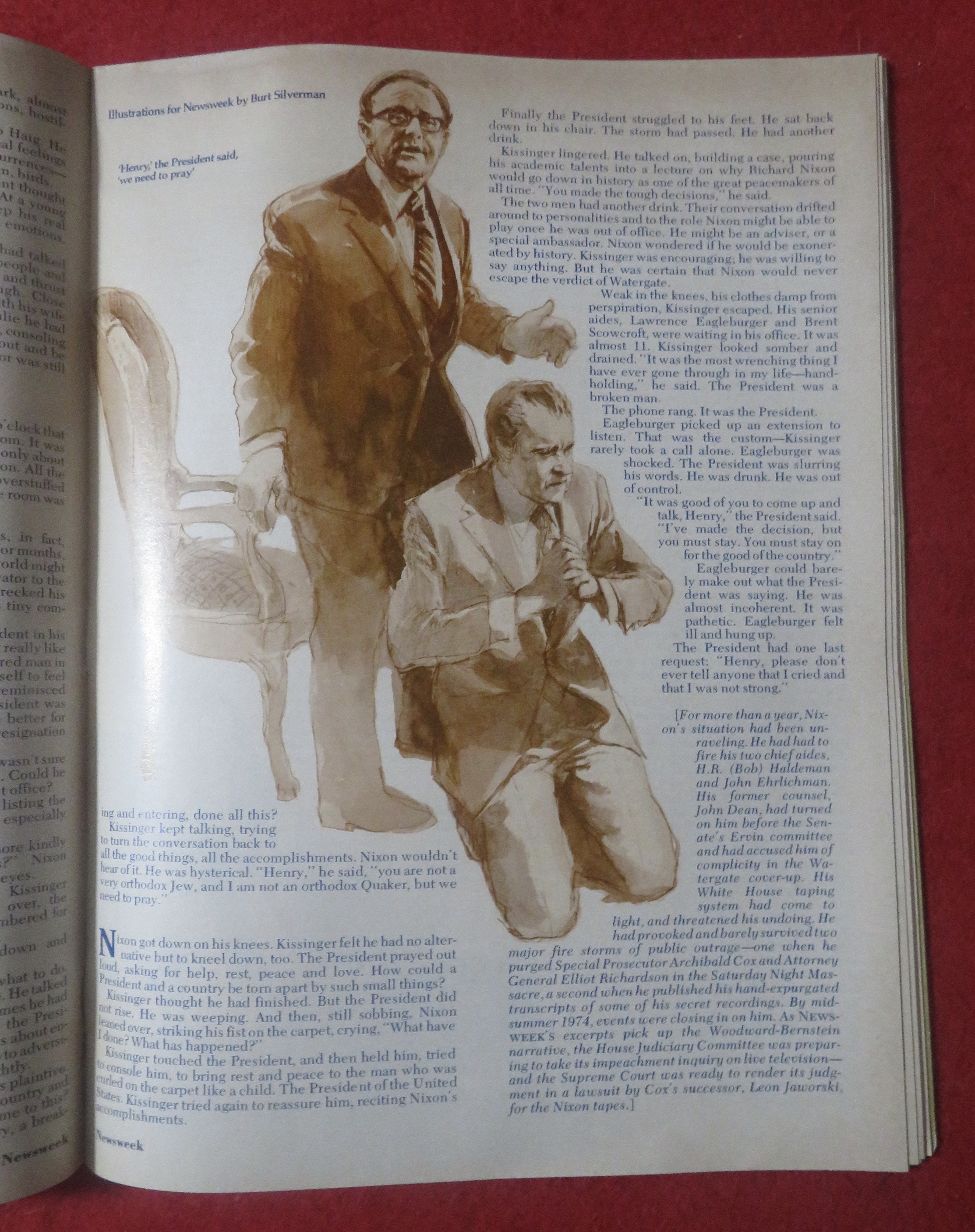 Newsweek Magazine April 5, 1976 Nixon's Final Days