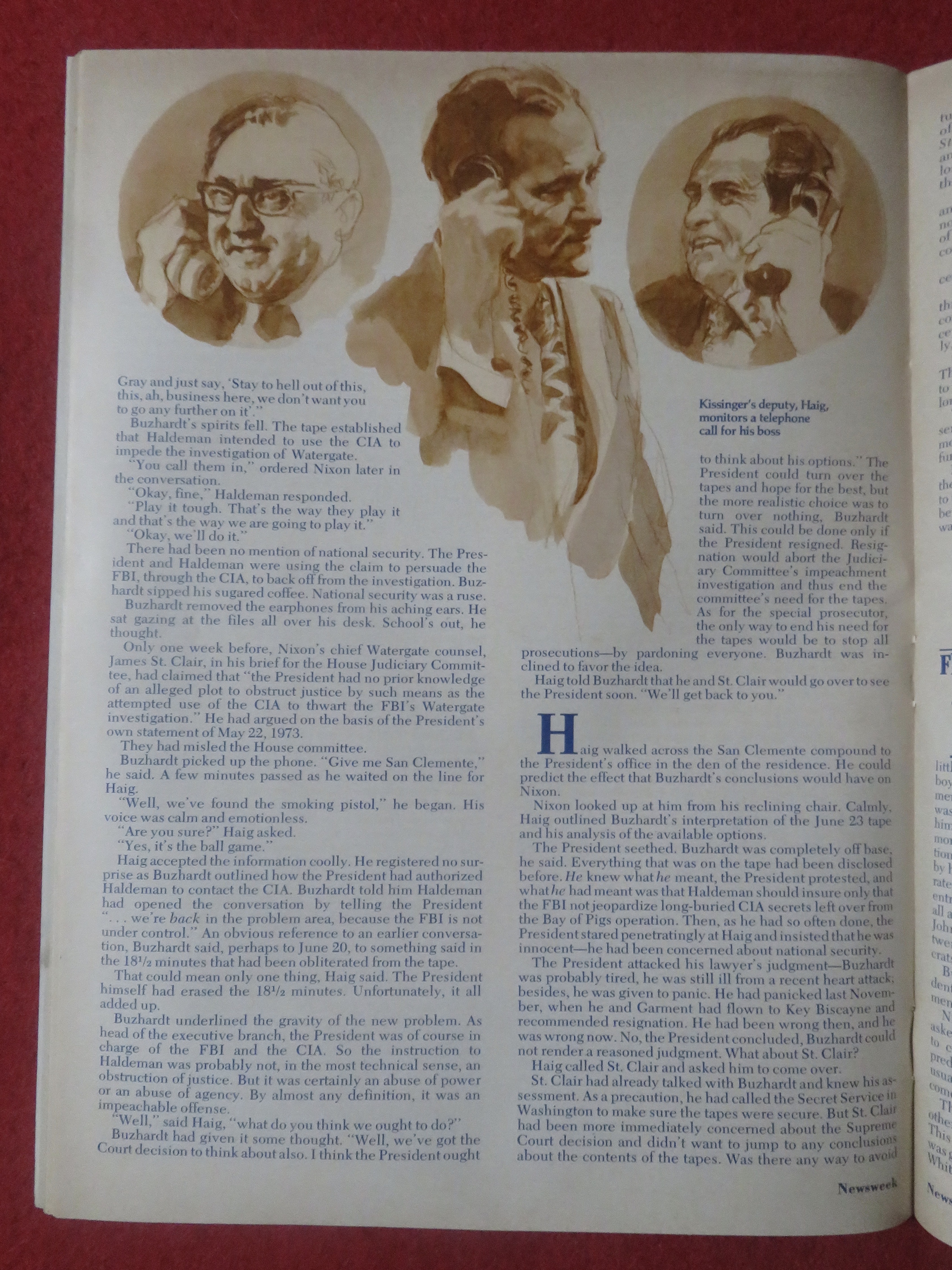 Newsweek Magazine April 5, 1976 Nixon's Final Days