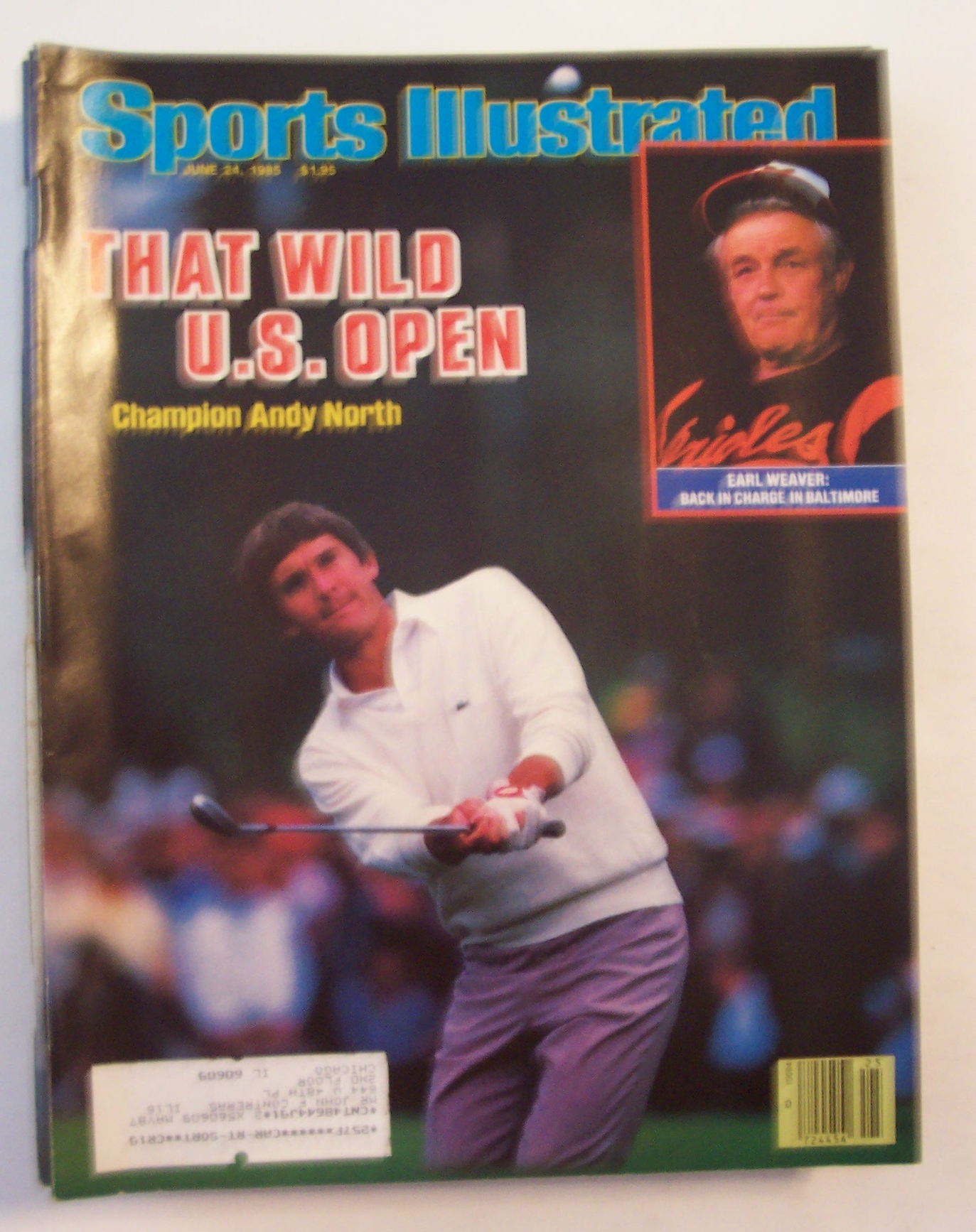 Sports Illustrated Magazine -June 24, 1985- Andy North