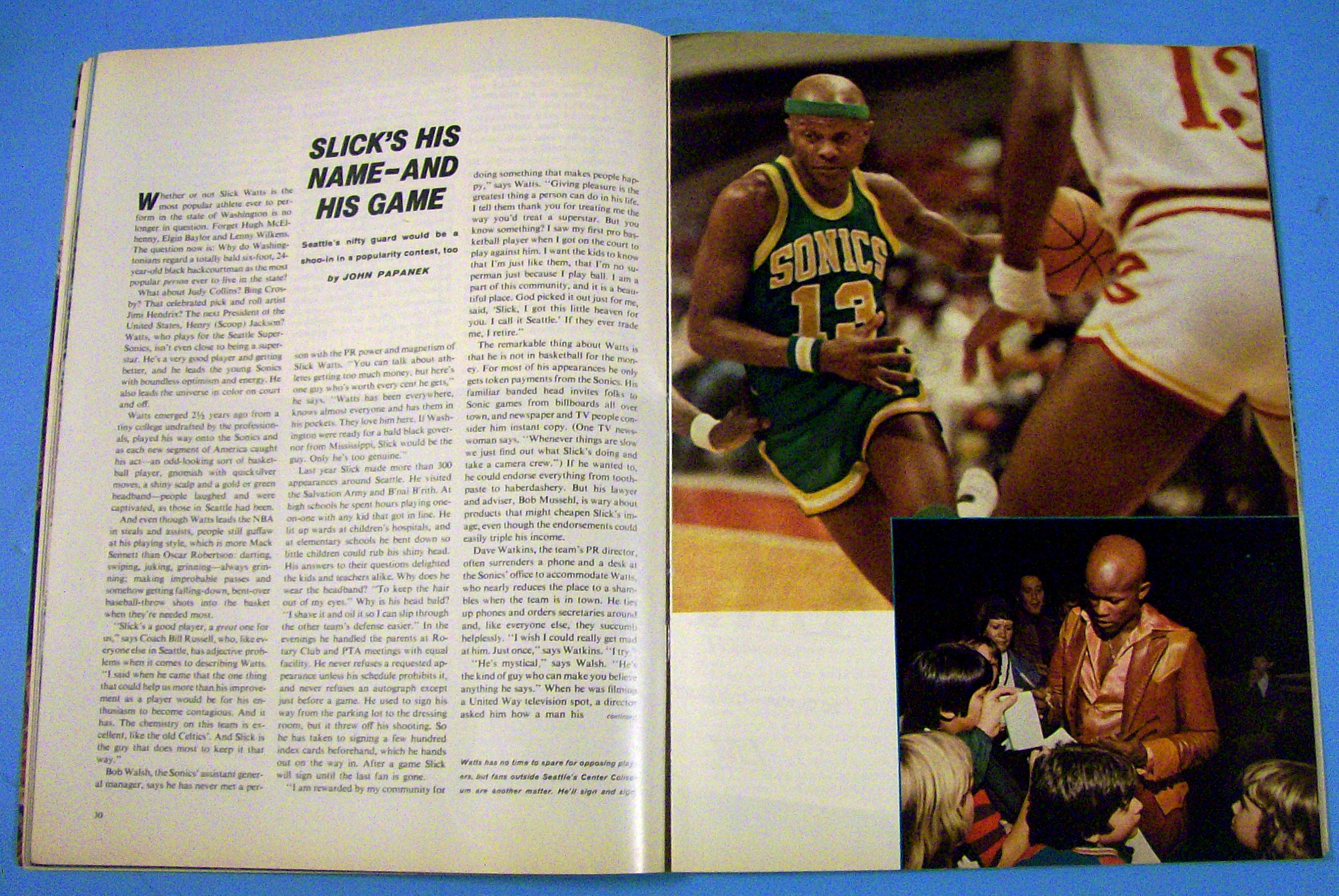 Sports Illustrated Magazine-February 23, 1976-B. Clarke