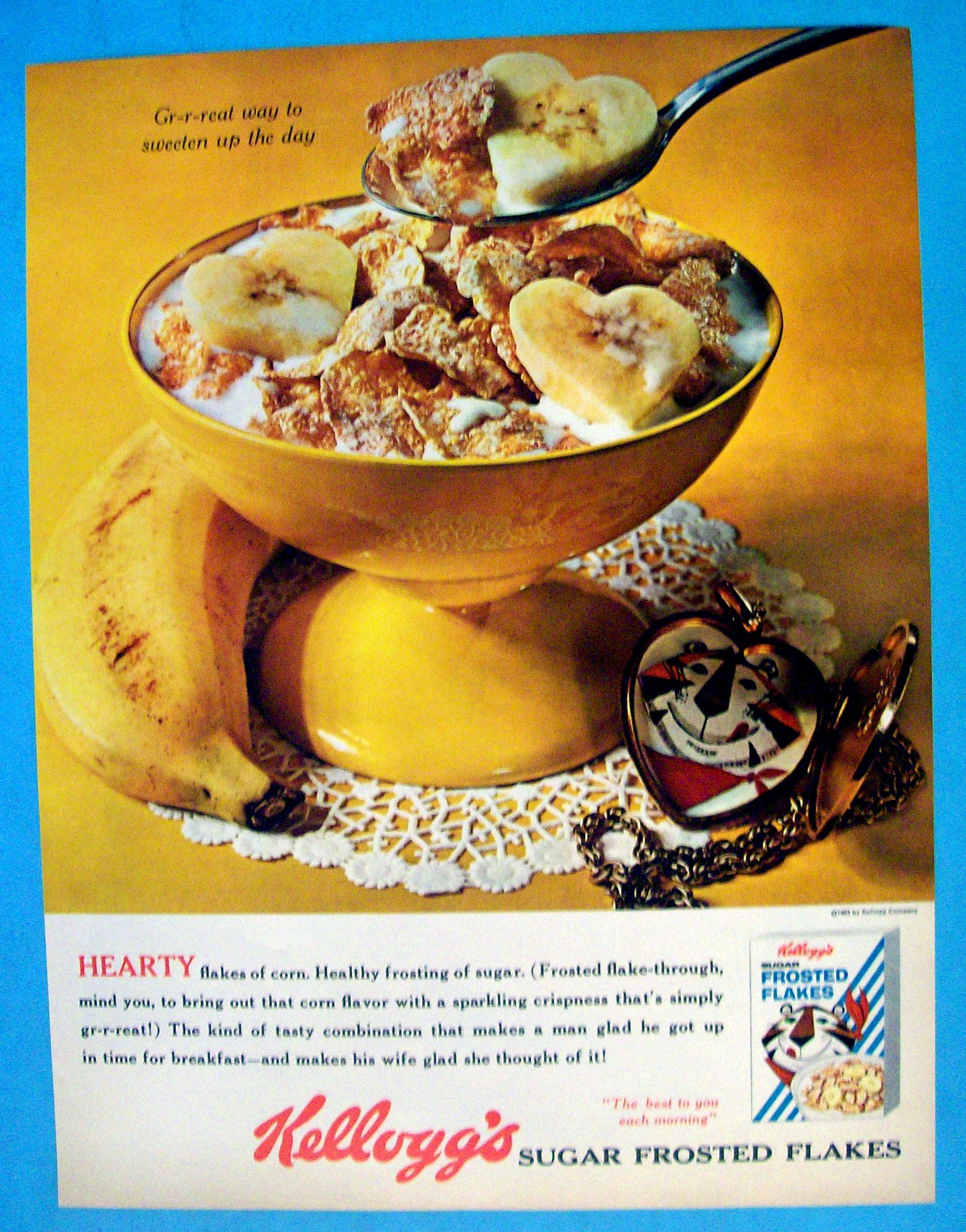 Vintage Ad: 1963 Kellogg's Sugar Frosted Flakes