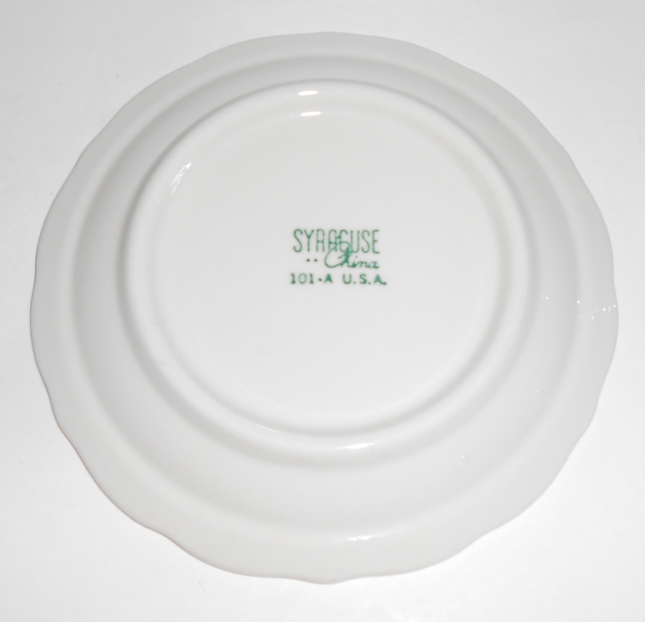 Syracuse China Grass/Reeds Restaurant Bread Plate MINT