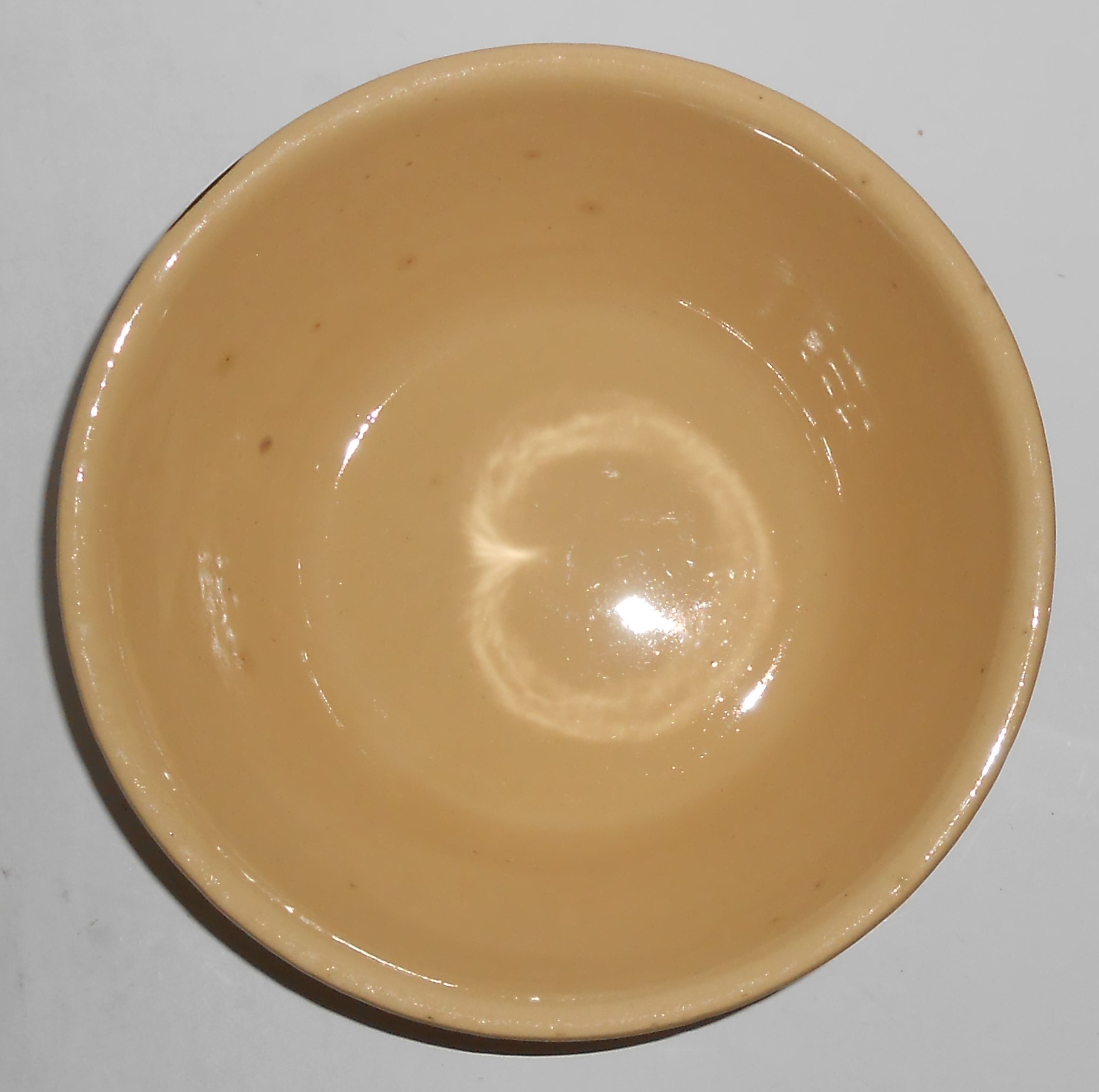 Vintage Watt Pottery Apple #600 Ribbed Baker