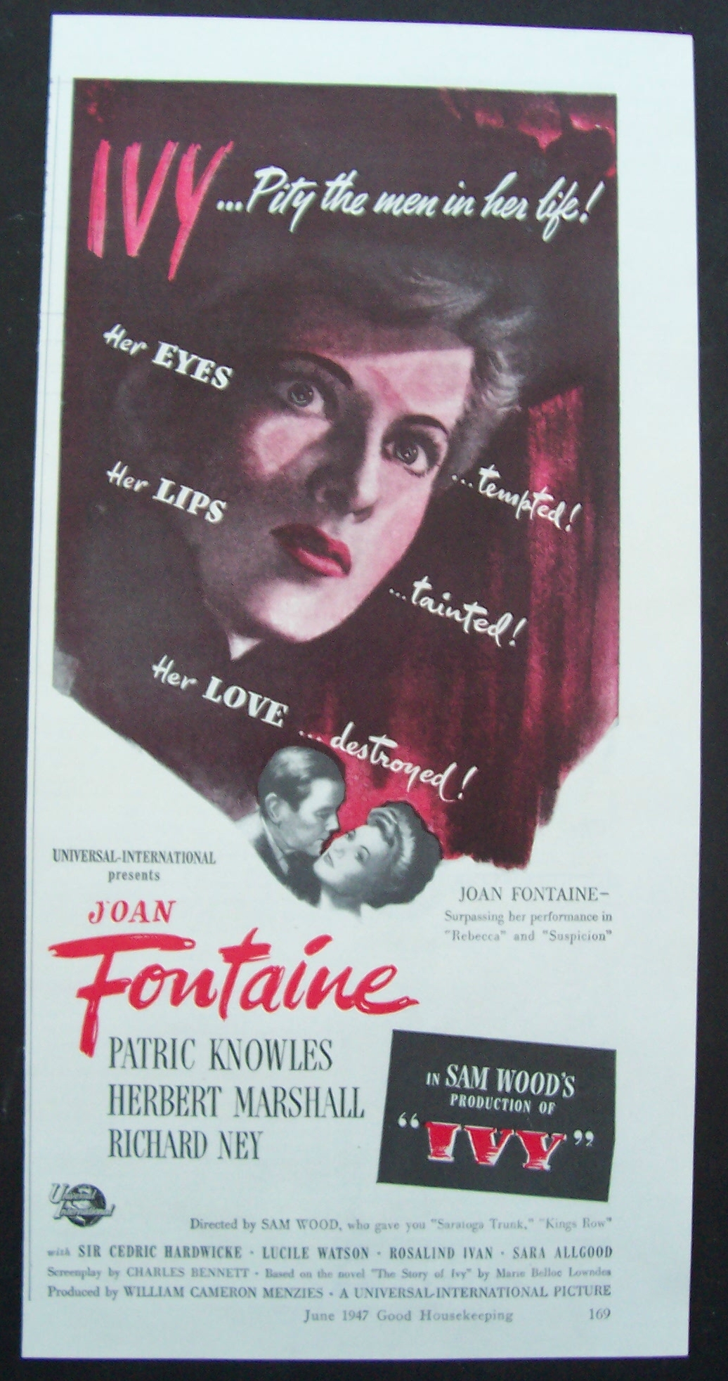 1947  Movie  Ad  for  Ivy