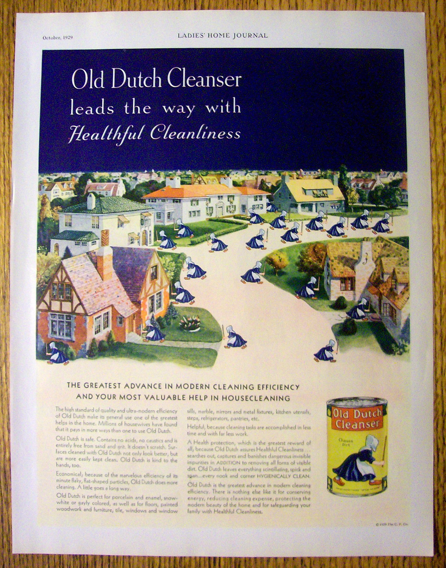 1929 Old Dutch Cleanser
