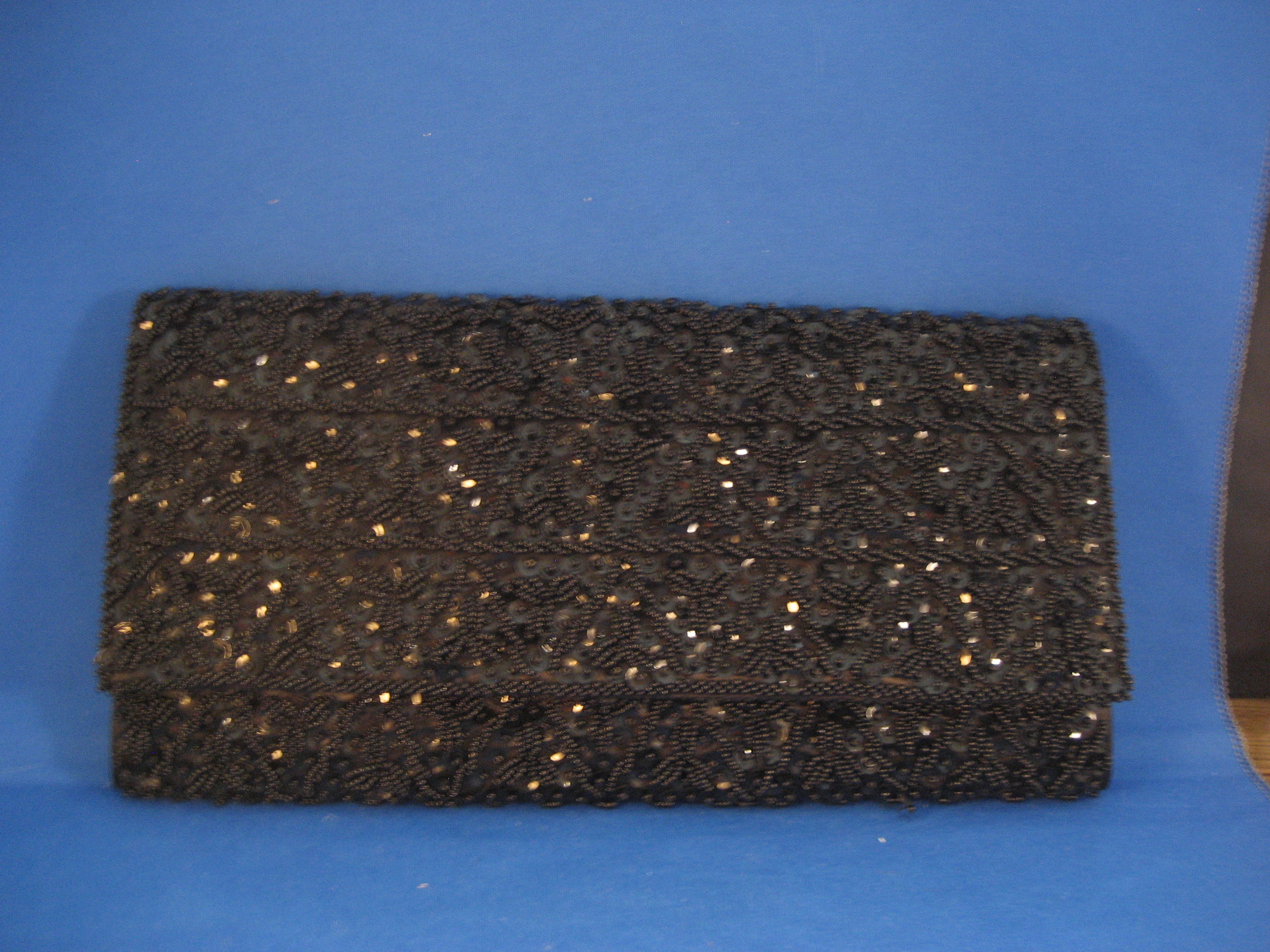 Black Beaded Purse