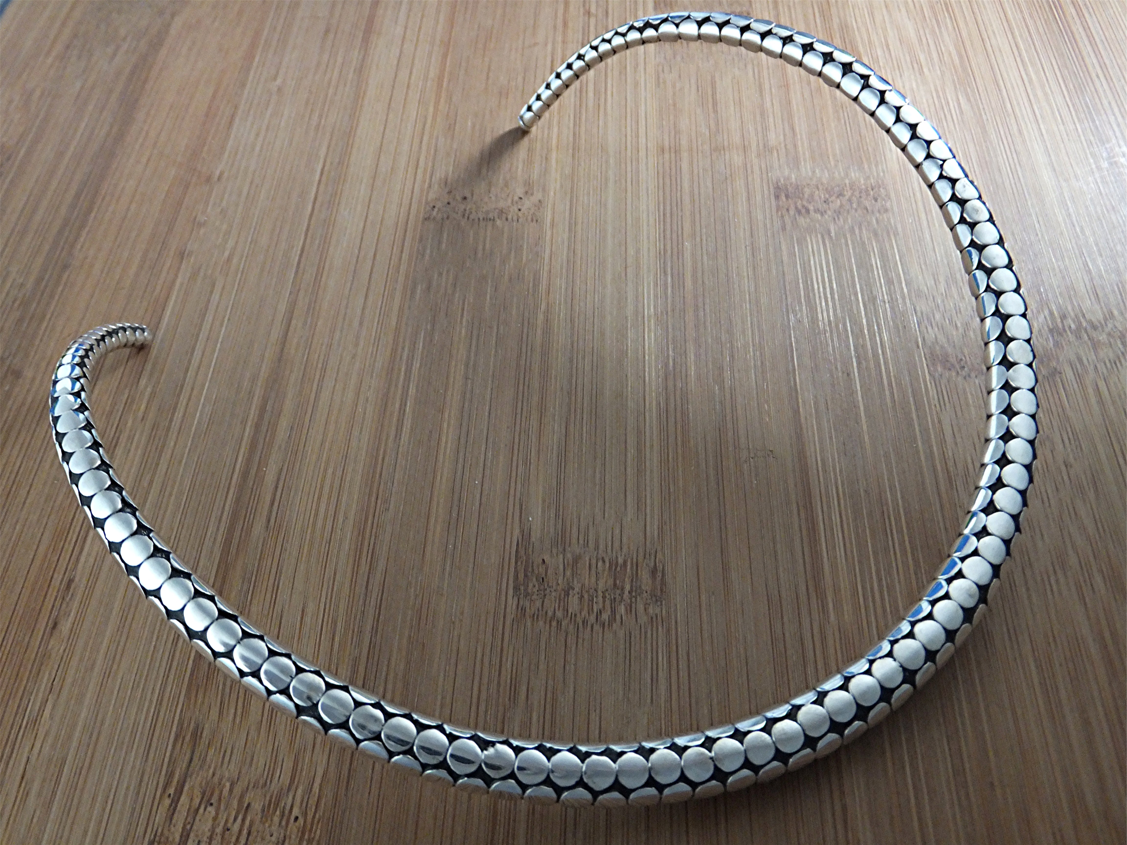 Necklace Sterling Silver John Hardy Dot Style Collar Ba