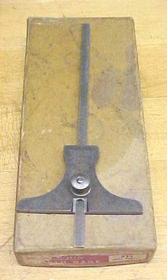 Lufkin No. 511 Depth Gage w/Angle & Box