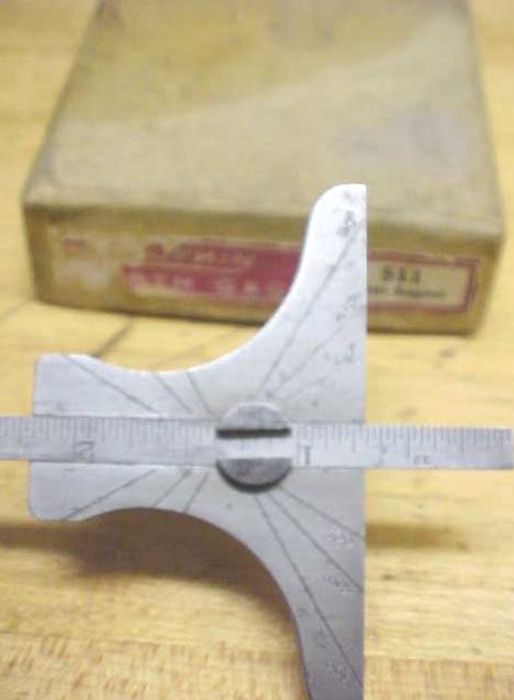 Lufkin No. 511 Depth Gage w/Angle & Box