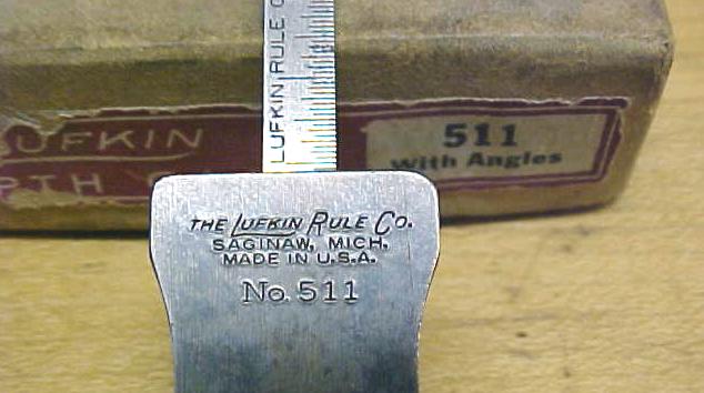 Lufkin No. 511 Depth Gage w/Angle & Box