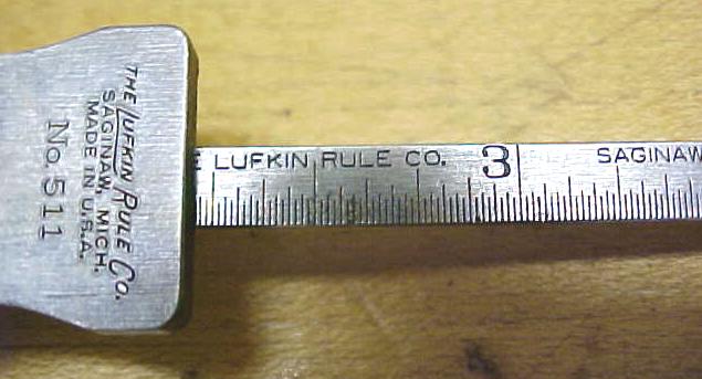 Lufkin No. 511 Depth Gage w/Angle & Box