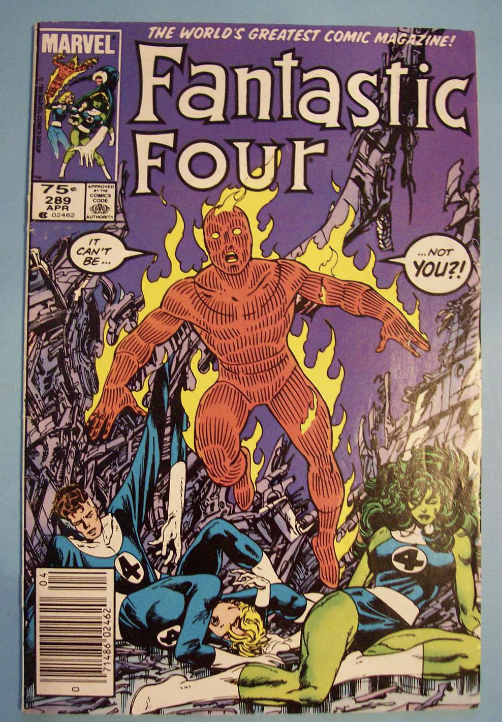 Fantastic Four Comics - April 1986 - Rip Wide The Sky
