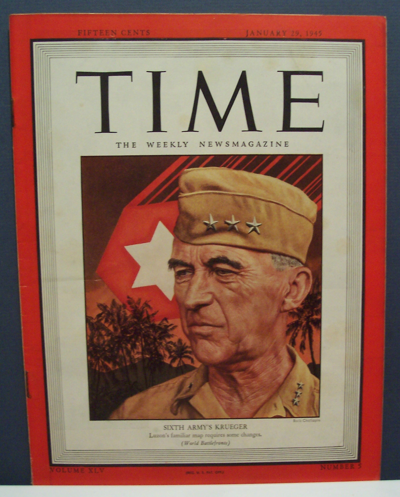 Time Magazine - January 29, 1945 - Sixth Army Krueger