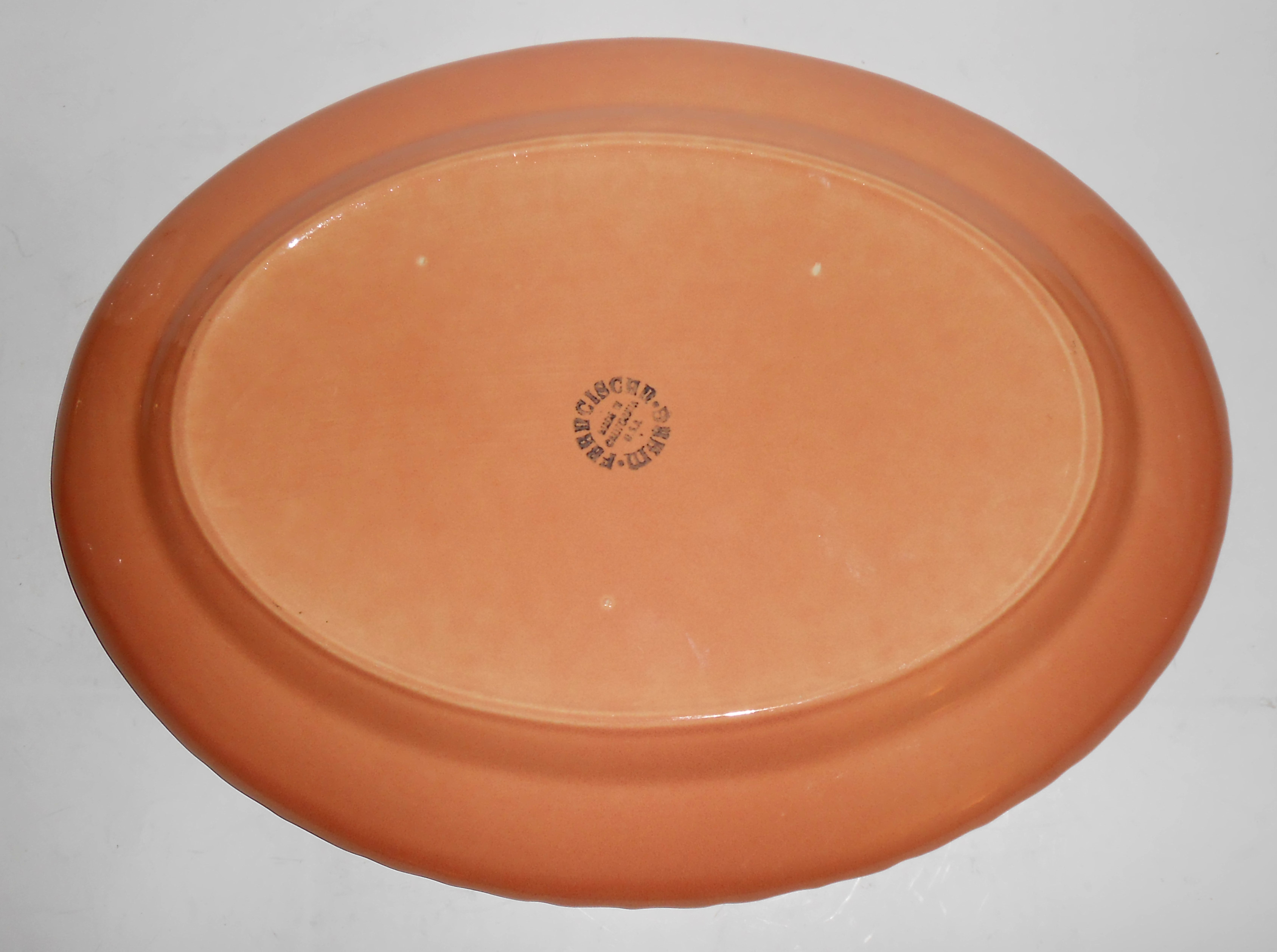 Franciscan Pottery Coronado Gloss Coral Medium Platter