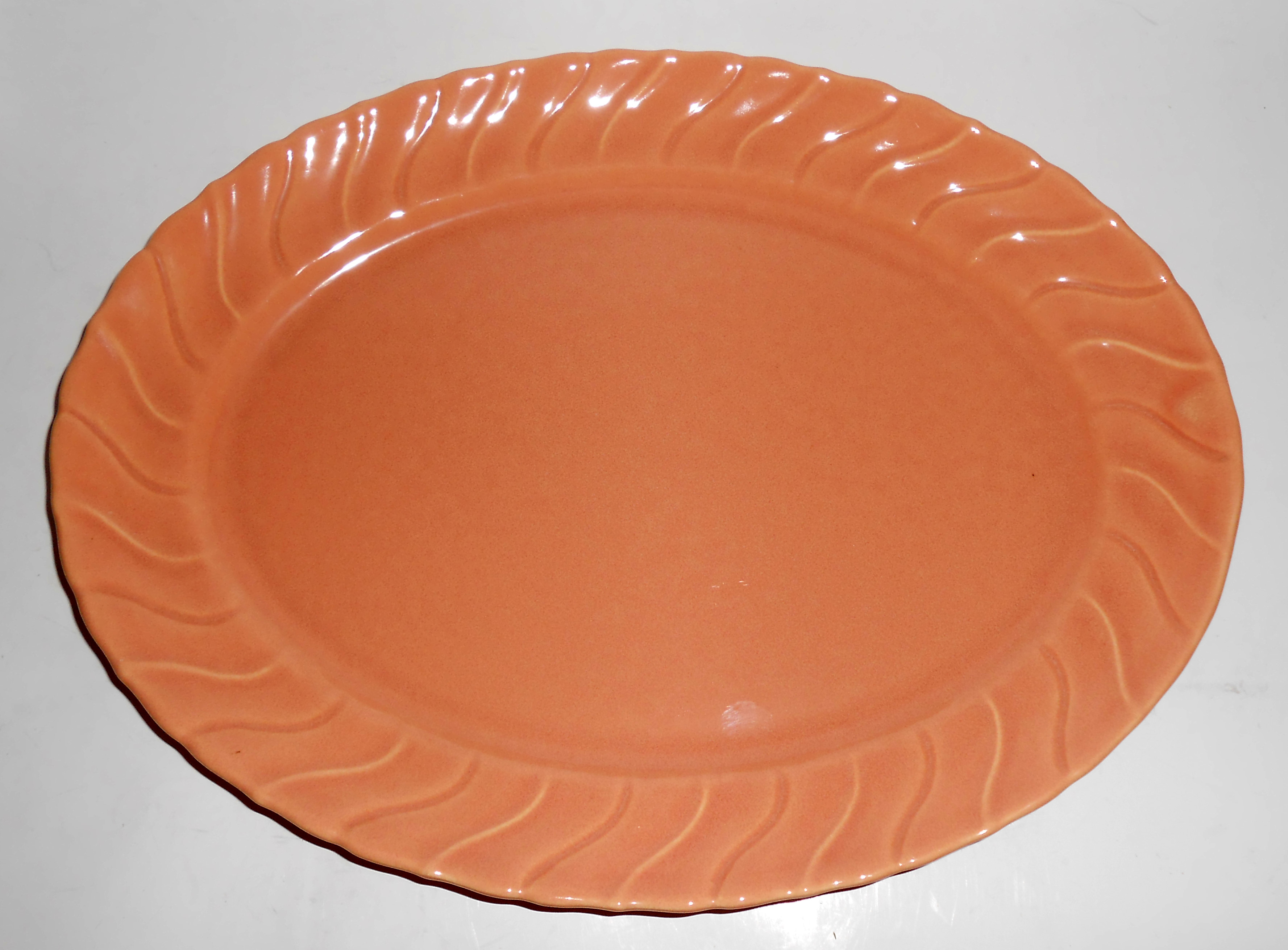 Franciscan Pottery Coronado Gloss Coral Medium Platter