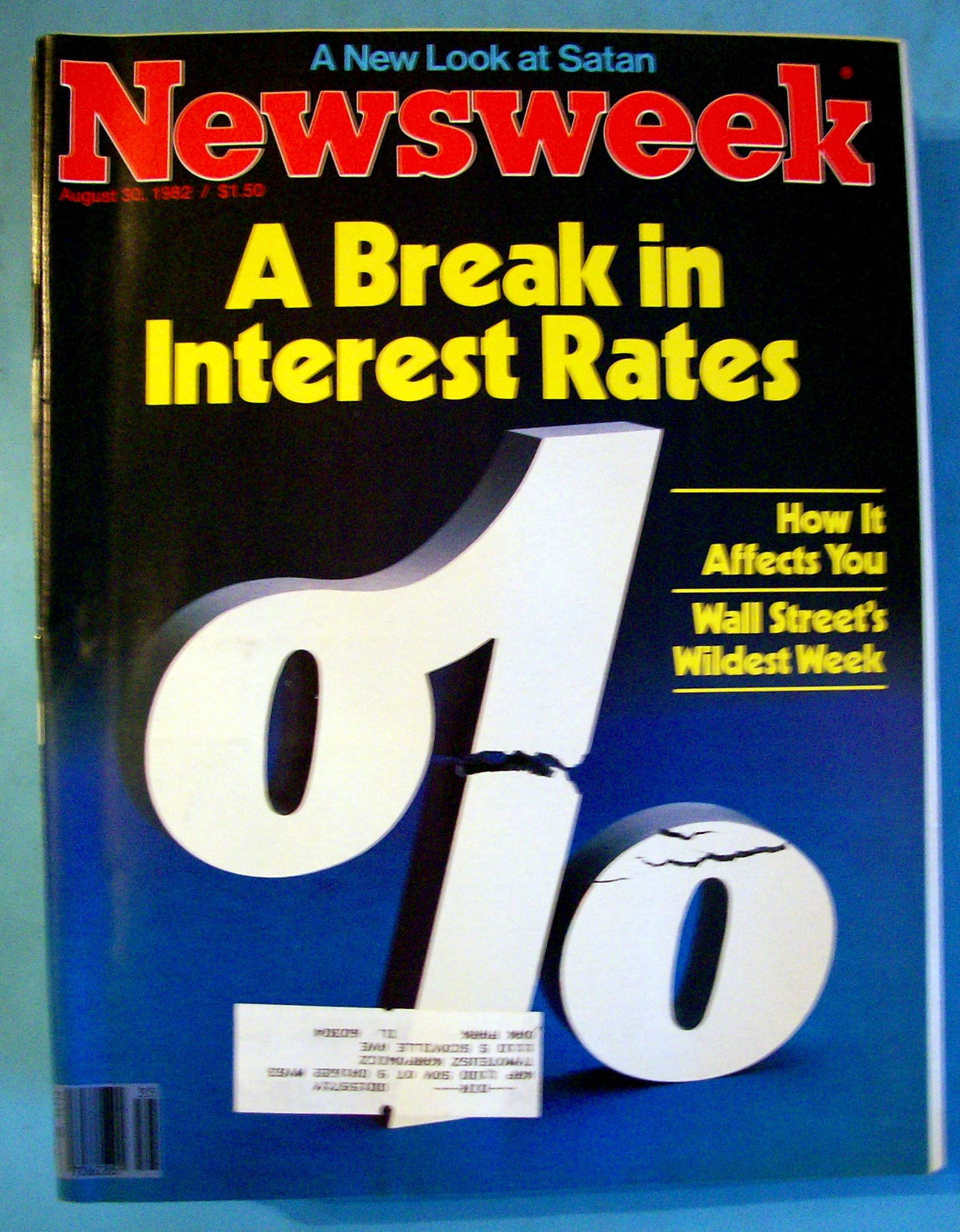 Newsweek Magazine - August 30, 1982 - Interest Rates