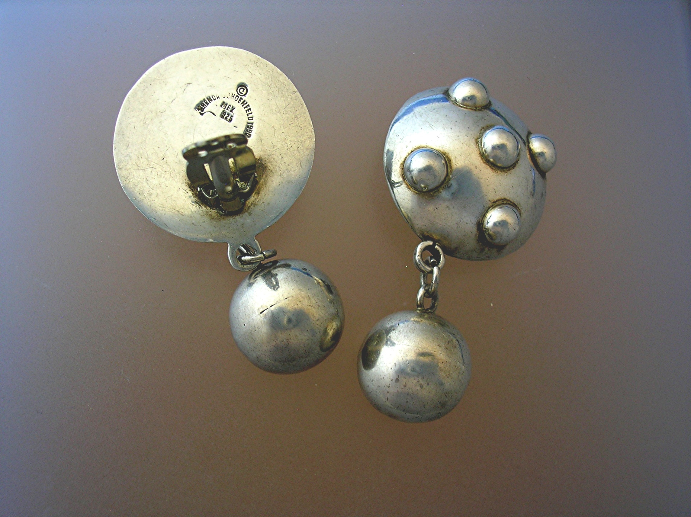 Earrings Sterling Silver Mexico BRENDA SCHOENFELD