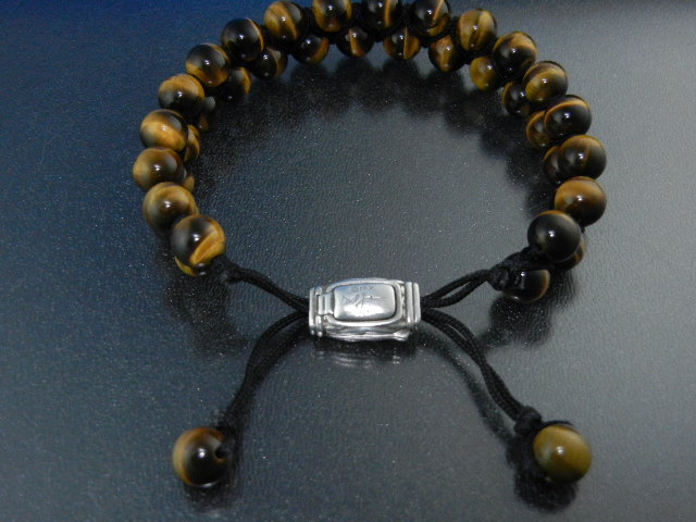 David Yurman Tigerseye Sterling Silver Spiritual Bracel