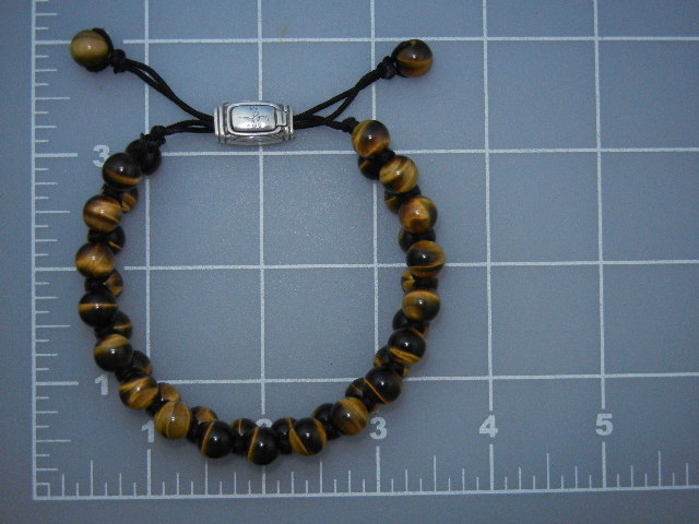 David Yurman Tigerseye Sterling Silver Spiritual Bracel