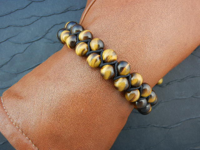 David Yurman Tigerseye Sterling Silver Spiritual Bracel