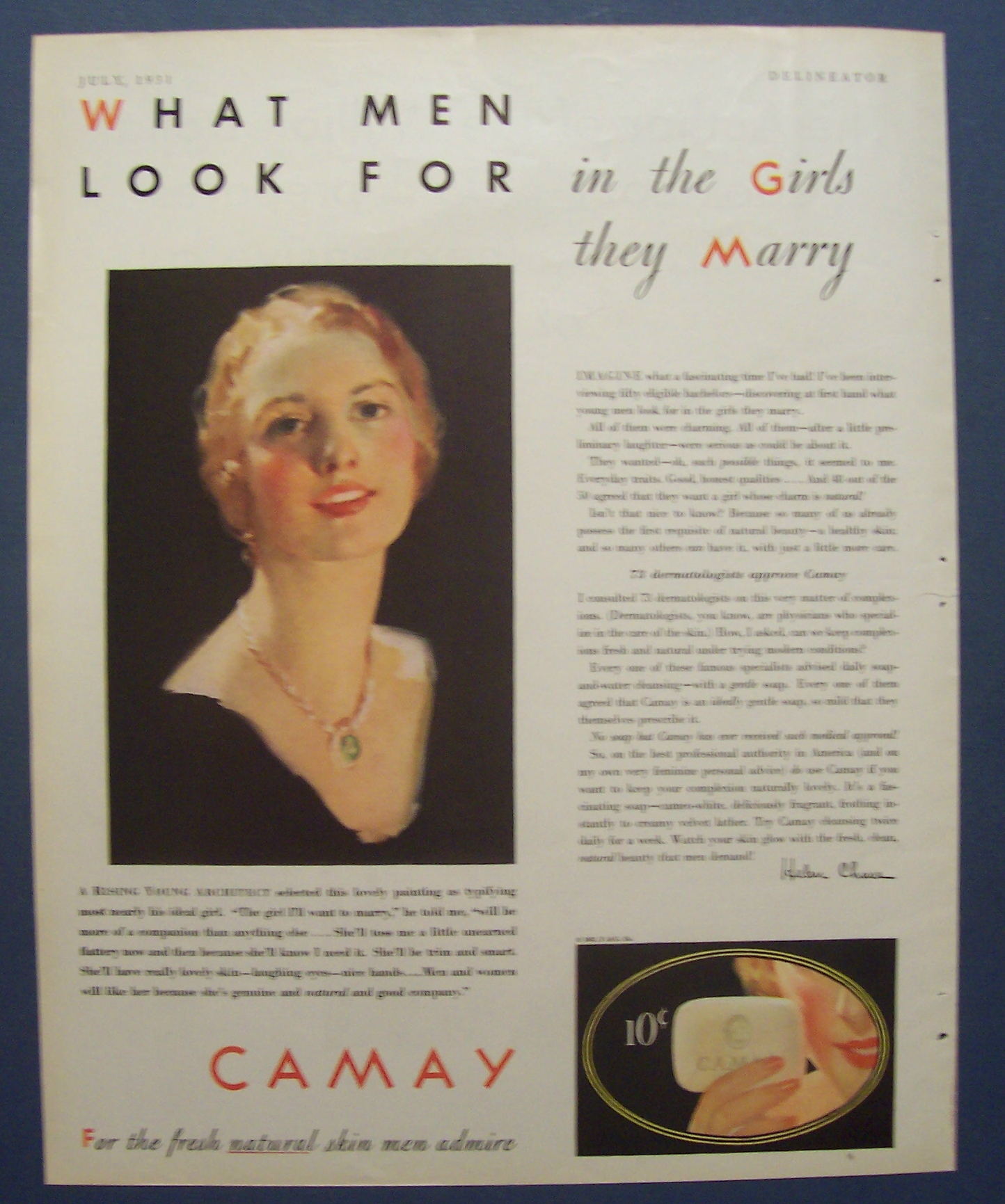 1931   Camay   Soap