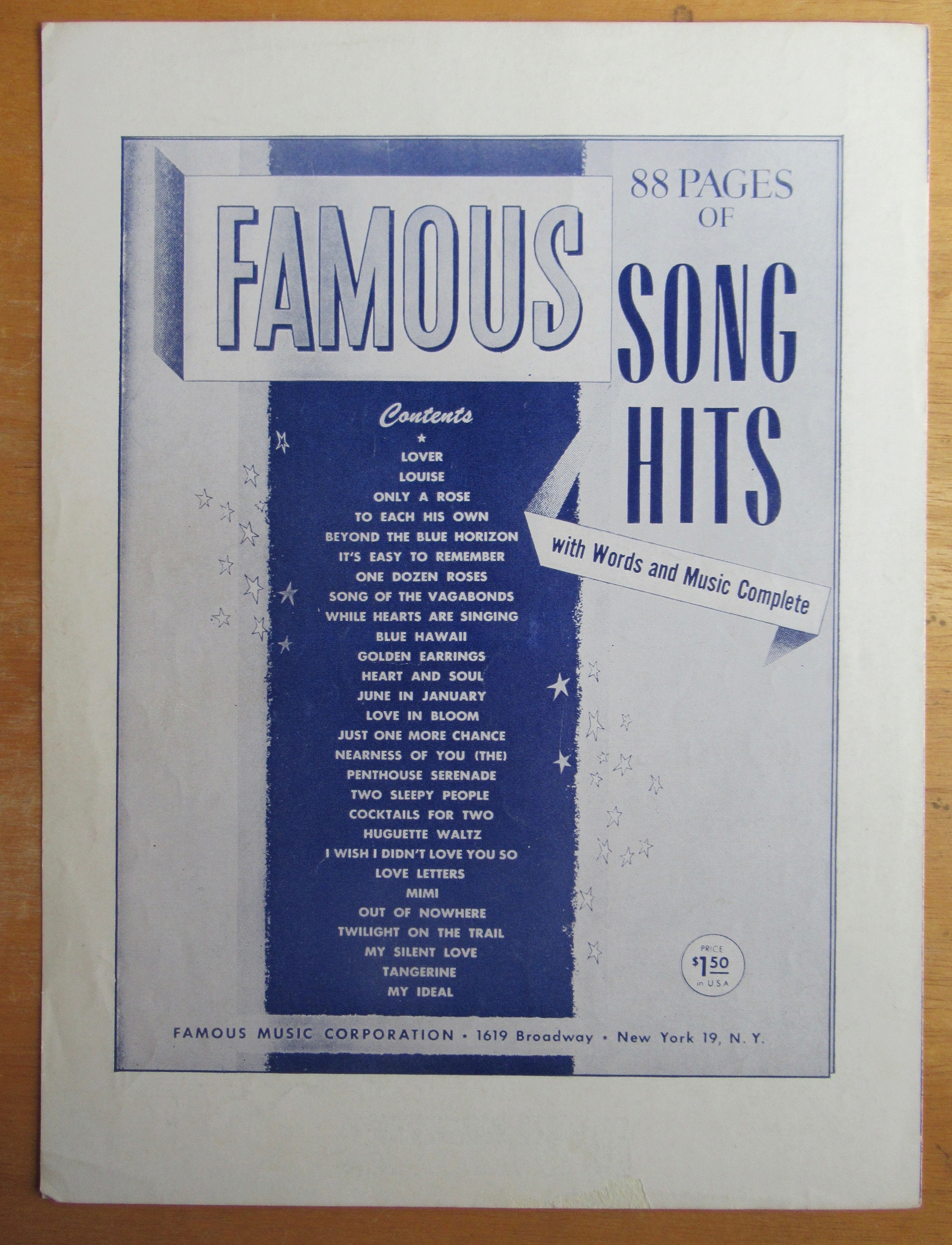 1955 The Bible Tells Me So Sheet Music (Dale & Roy)