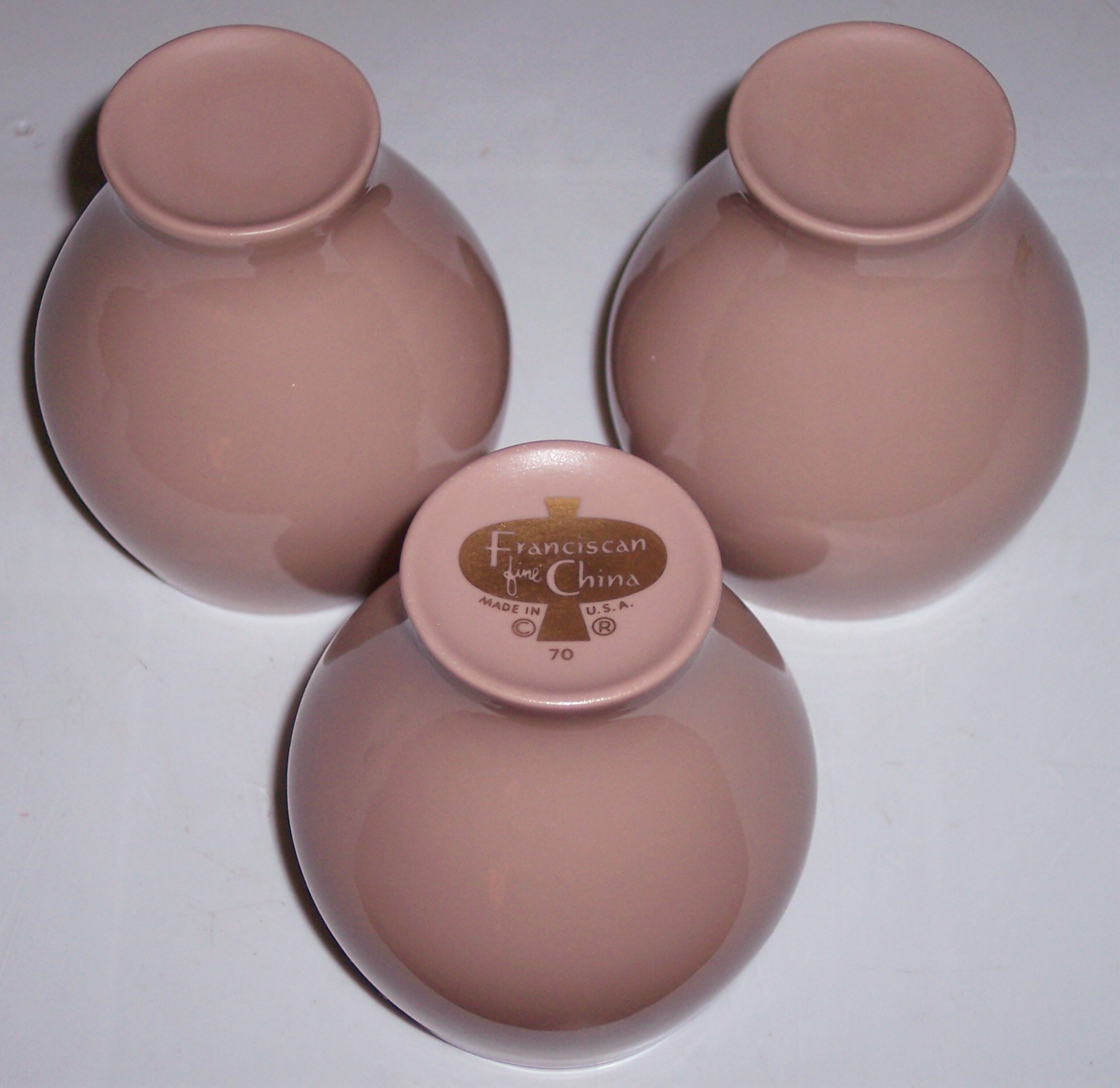 Franciscan Pottery Contours Fine China Tiny #70 Jar