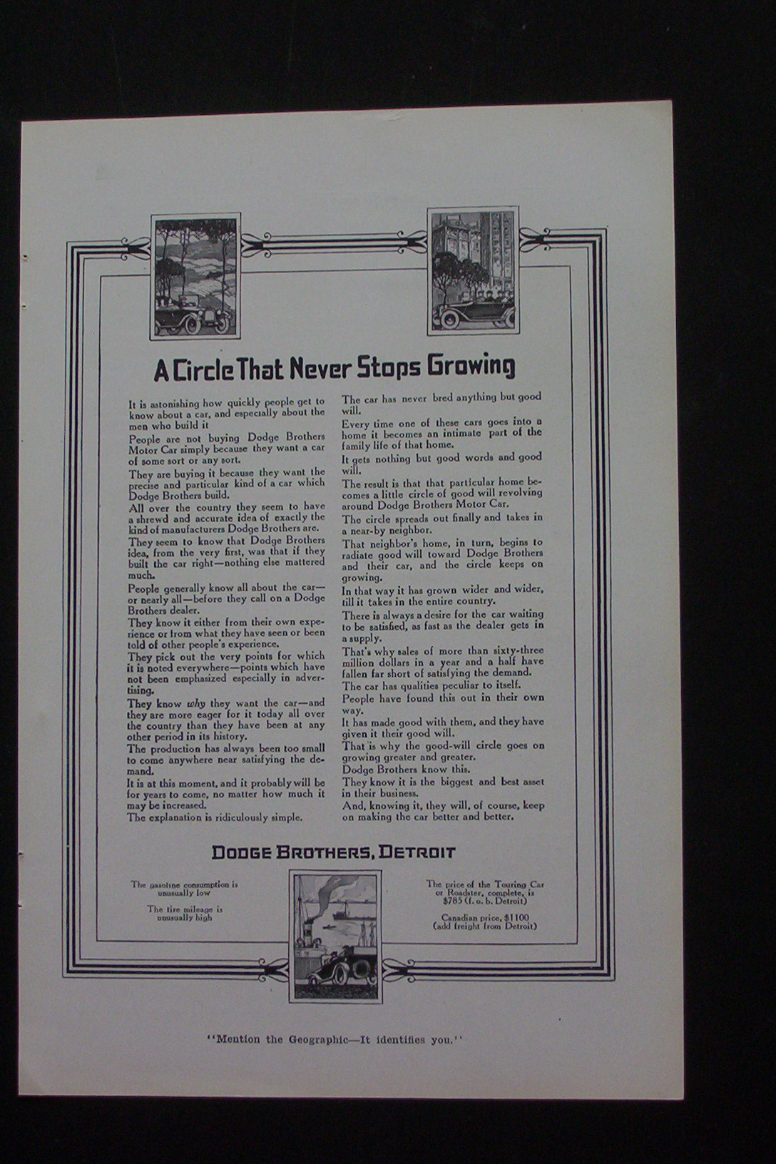 1916 Dodge Brothers with a Circle That Never Stops