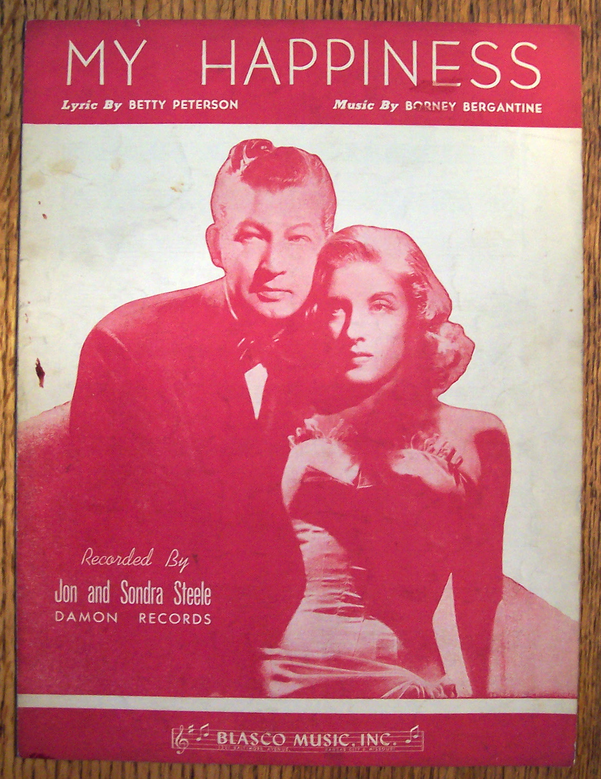 Sheet Music For 1948 My Happiness