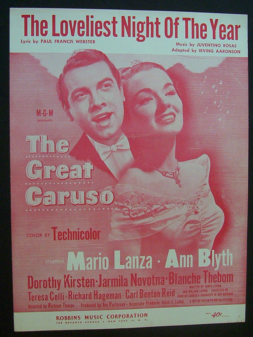 1951 The Loveliest Night Of The Year (The Great Caruso)