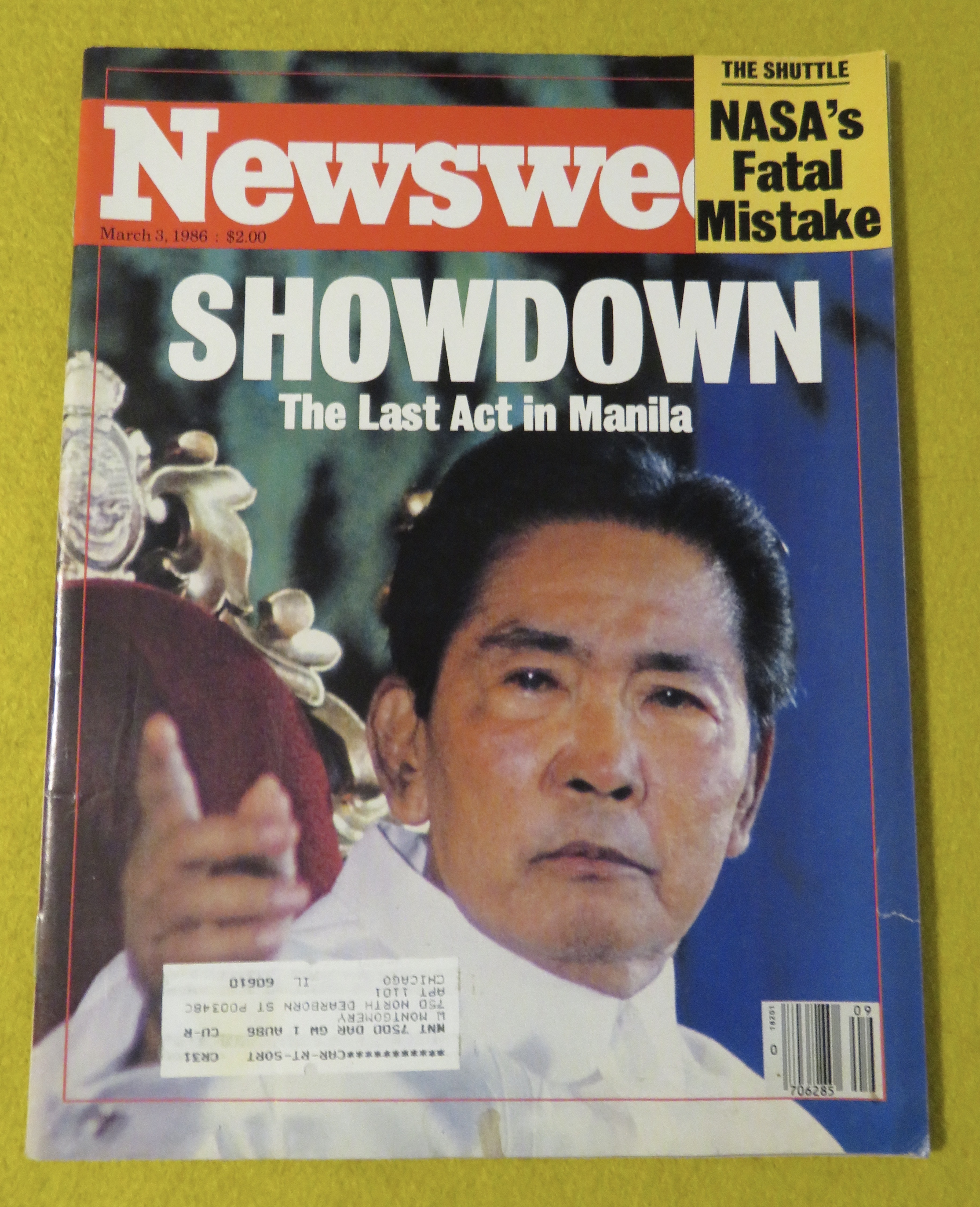Newsweek Magazine - March 3, 1986 - Showdown