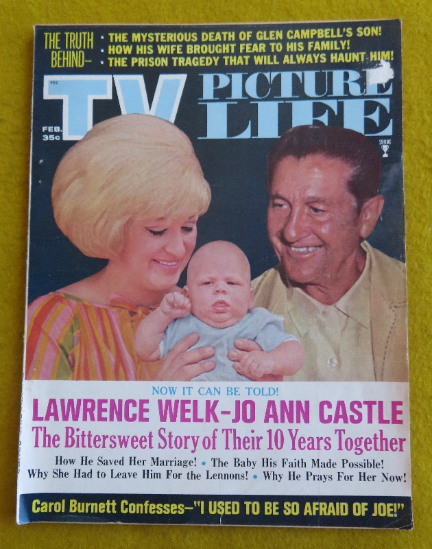 TV Picture Life Magazine February 1970 Lawrence Welk & Jo Ann Castle
