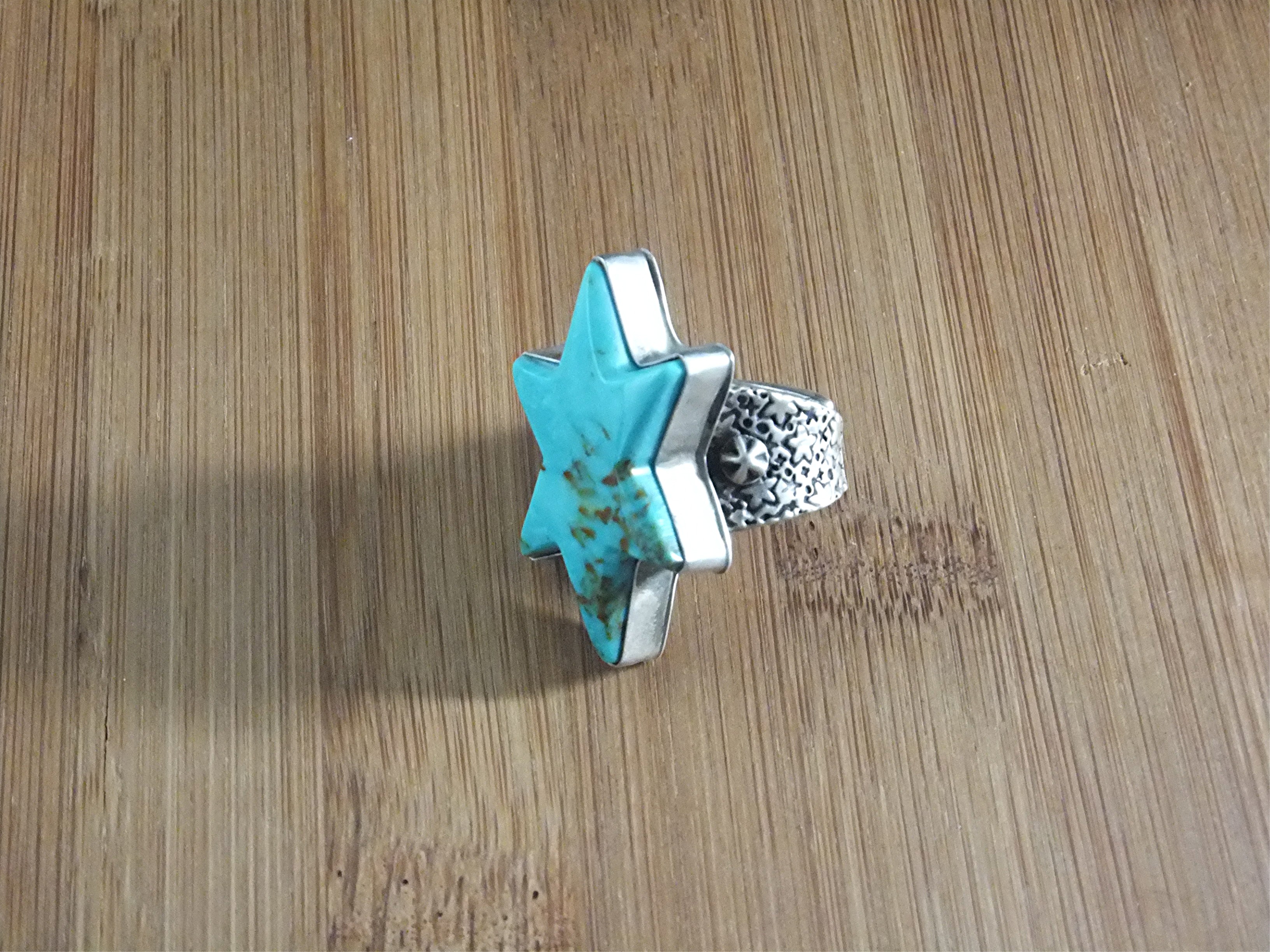 David Troutman Kingman Turquoise Sterling Silver Ring